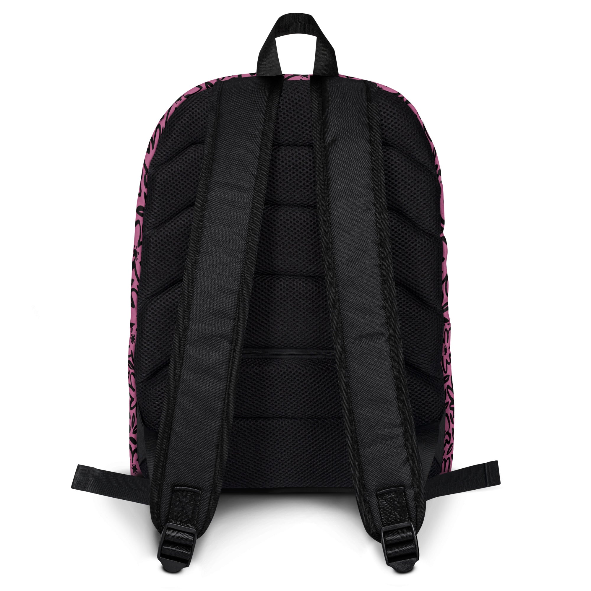 Pink Floral Doodle Backpack