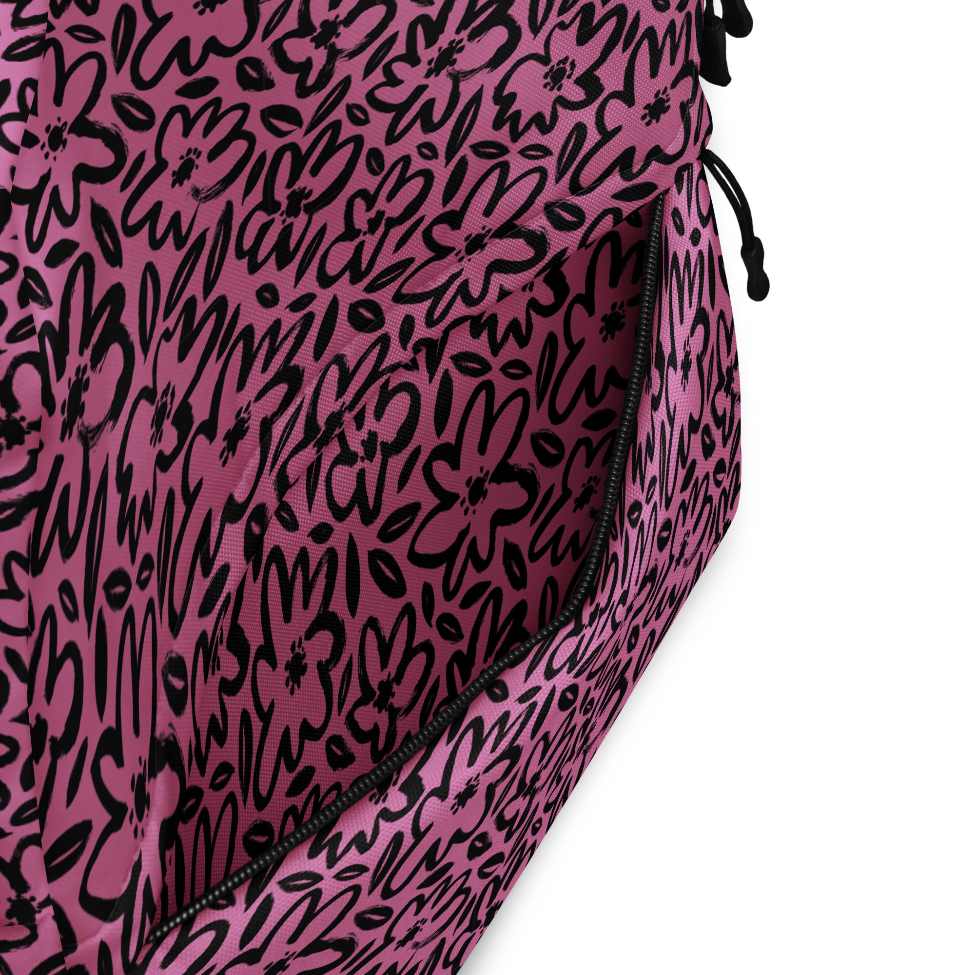 Pink Floral Doodle Backpack