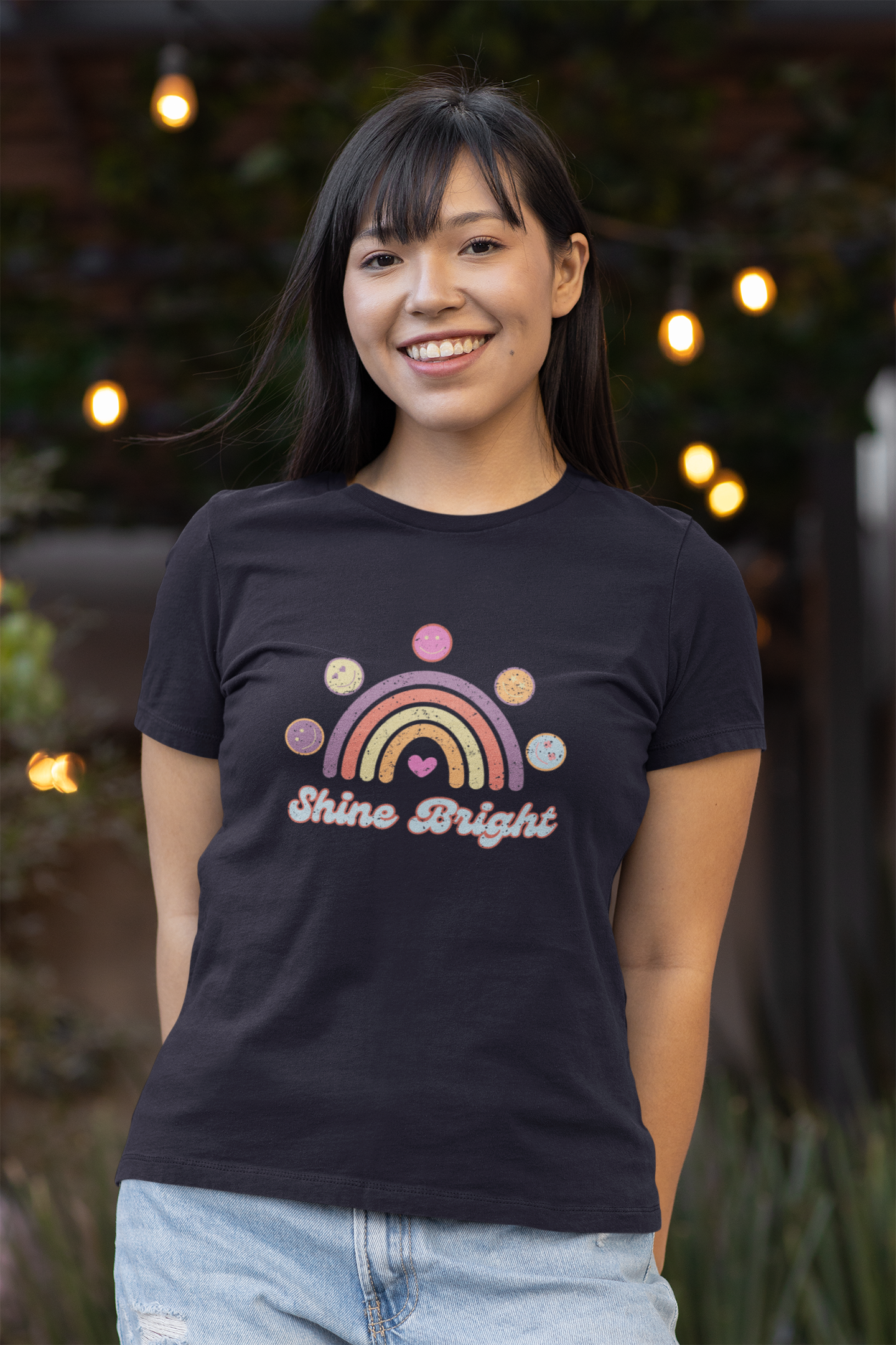 Shine Bright Fitted Relaxed Tee