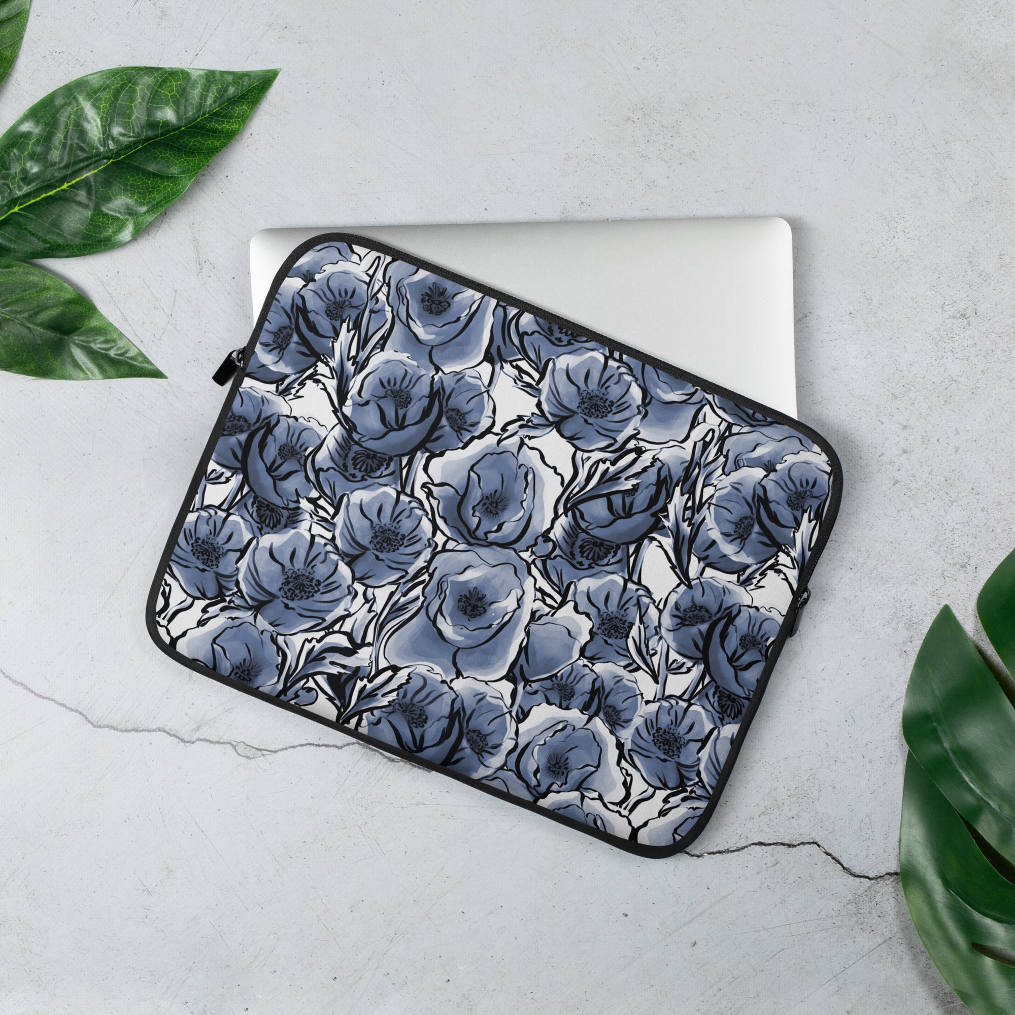 Midnight Bloom Laptop Sleeve