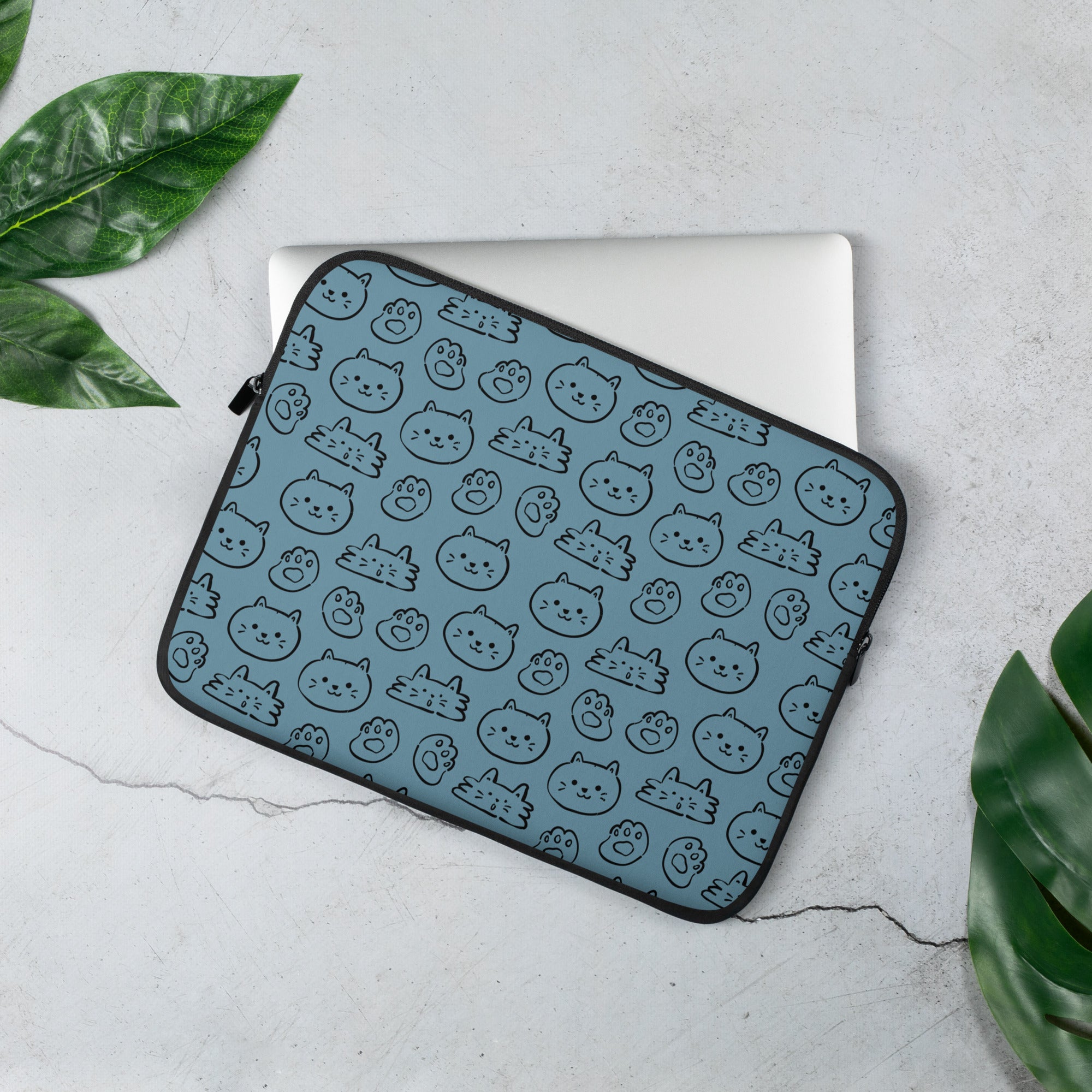 Purr-fectly Cute Cat Laptop Sleeve