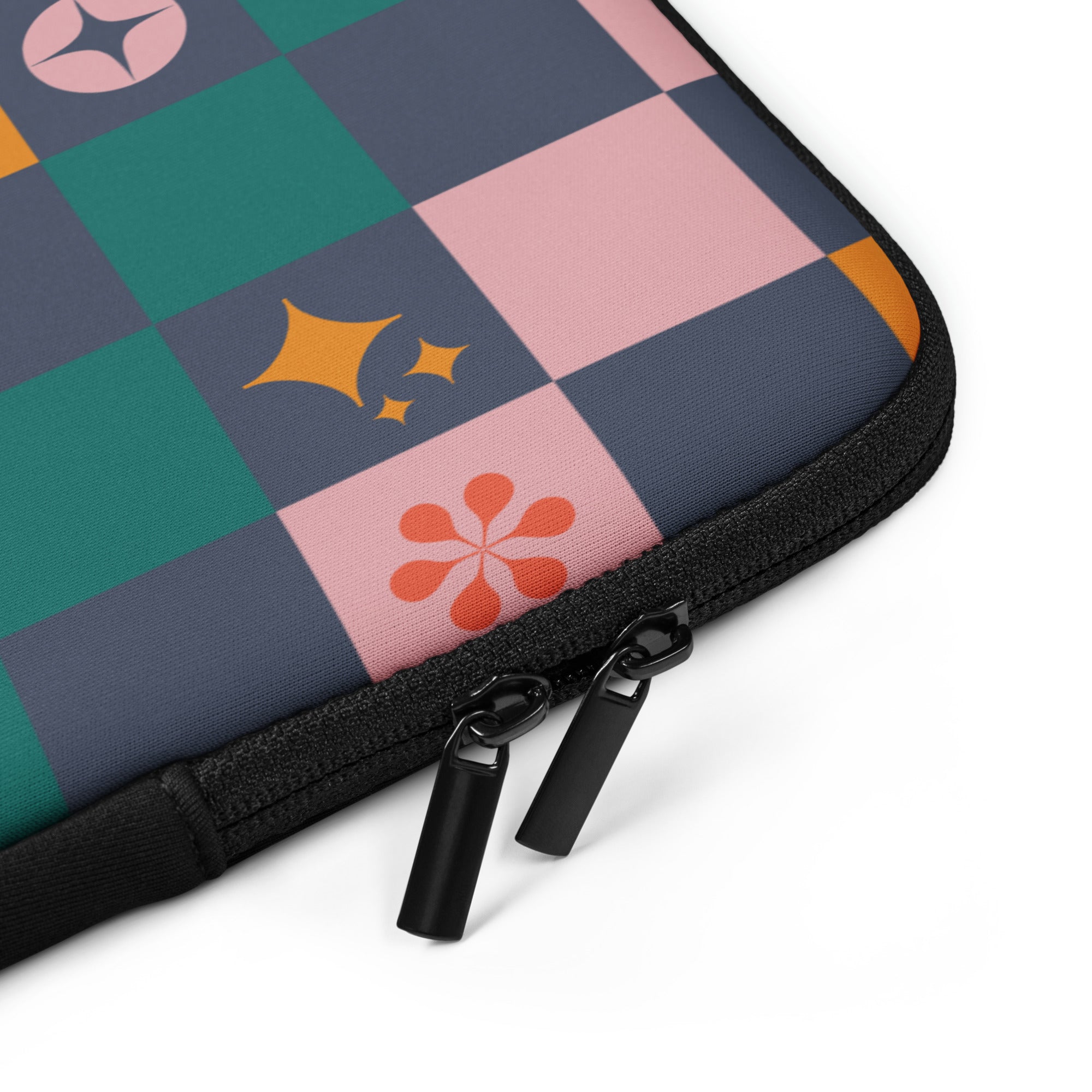 Retro Pop Checkered Laptop Sleeve