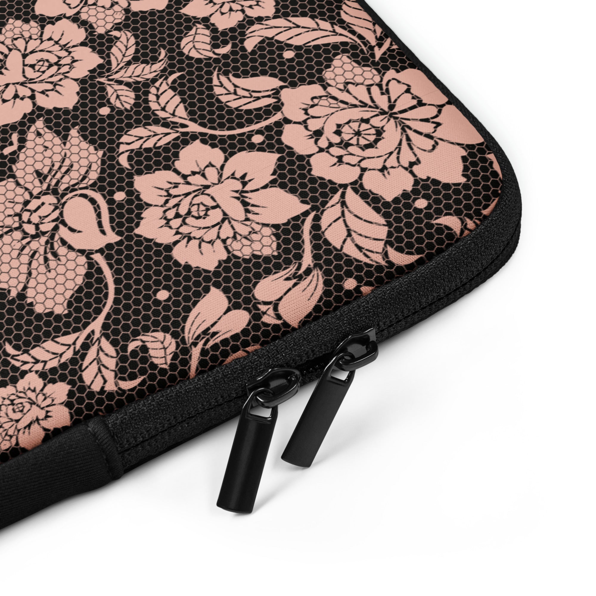 Vintage Rose Lace Laptop Sleeve