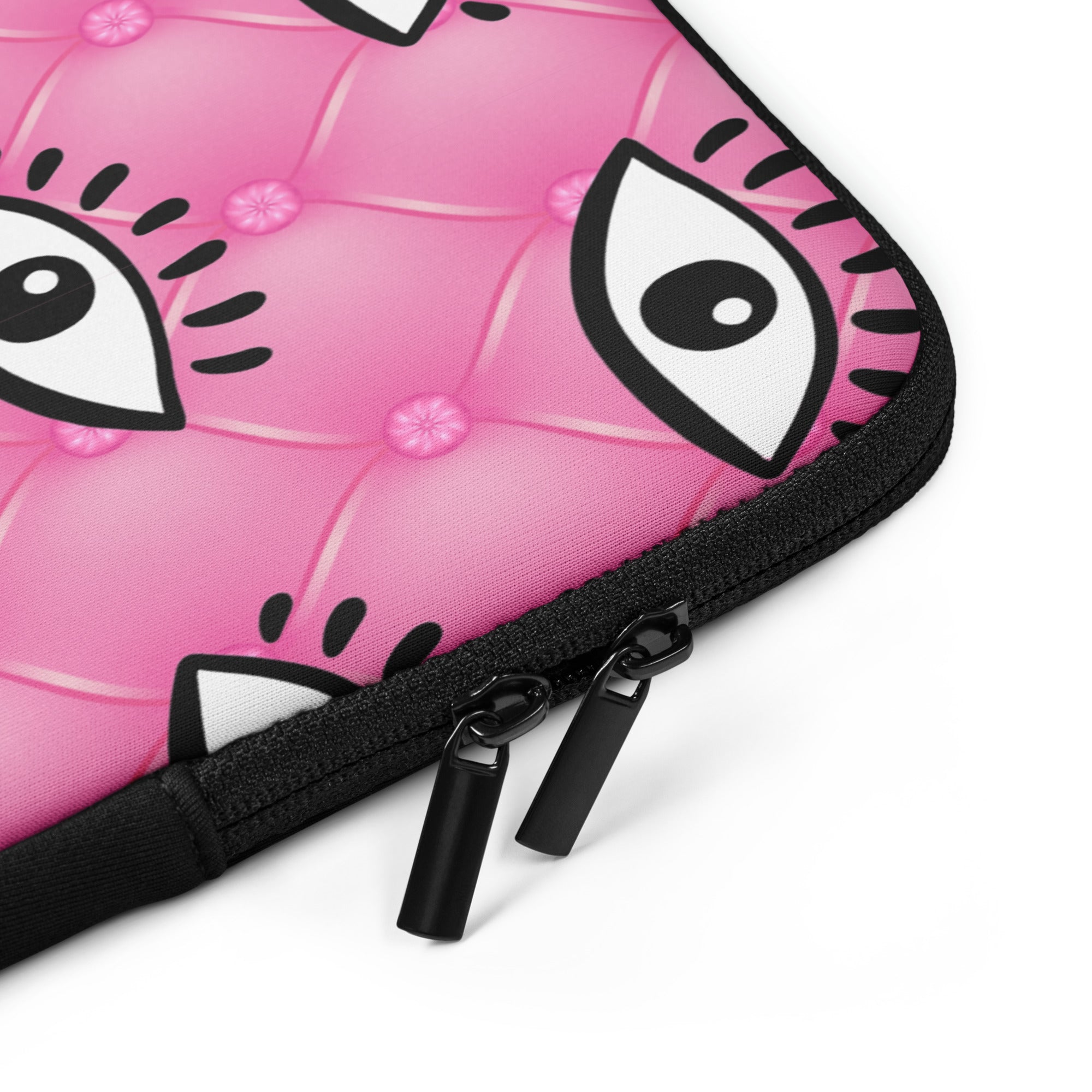 All Eyes on Pink Laptop Sleeve