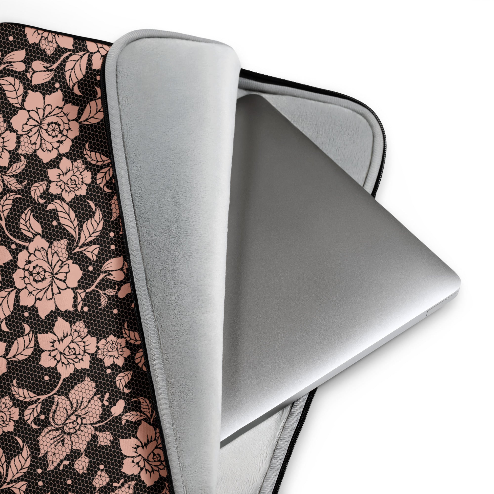 Vintage Rose Lace Laptop Sleeve