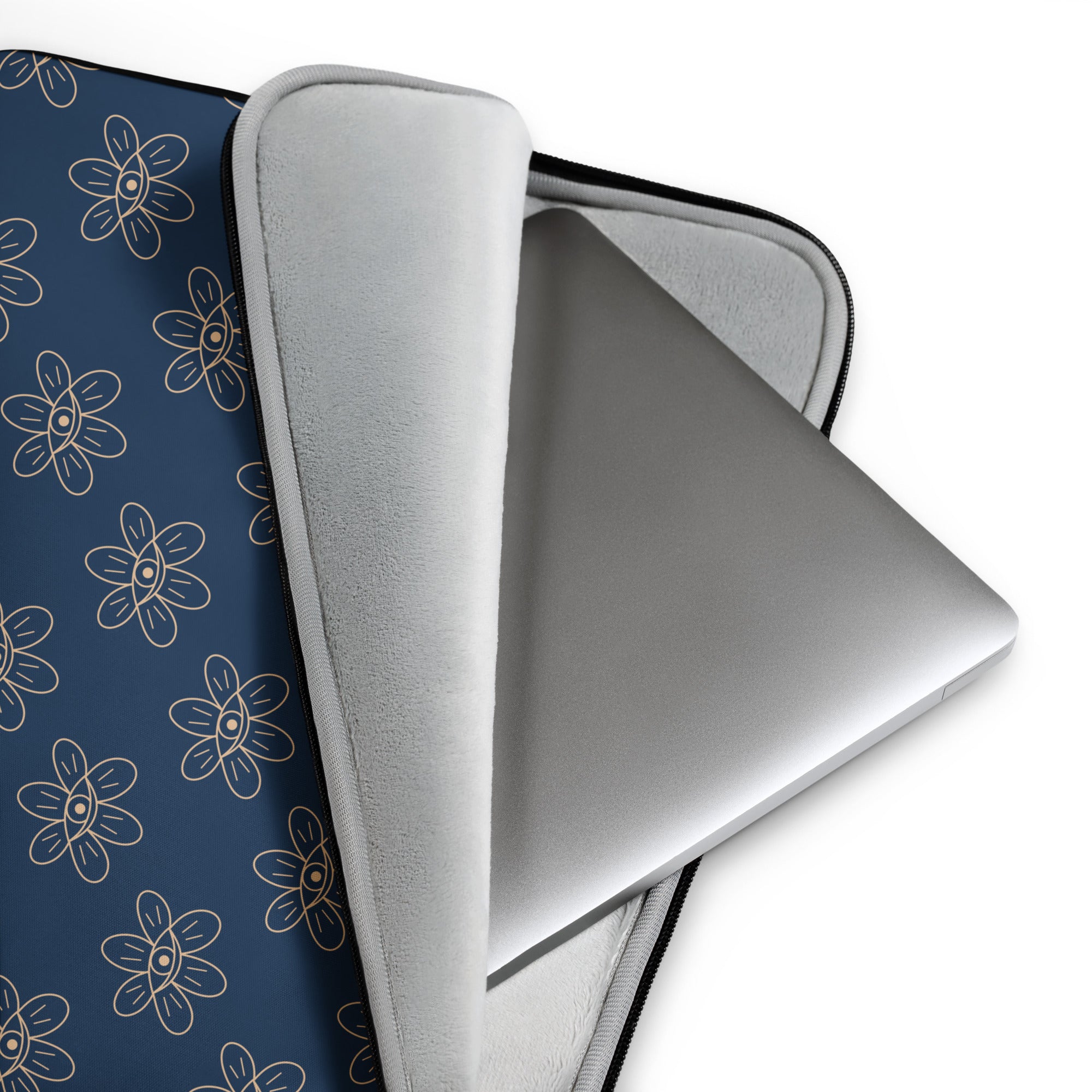 Midnight Mystic Bloom Laptop Sleeve