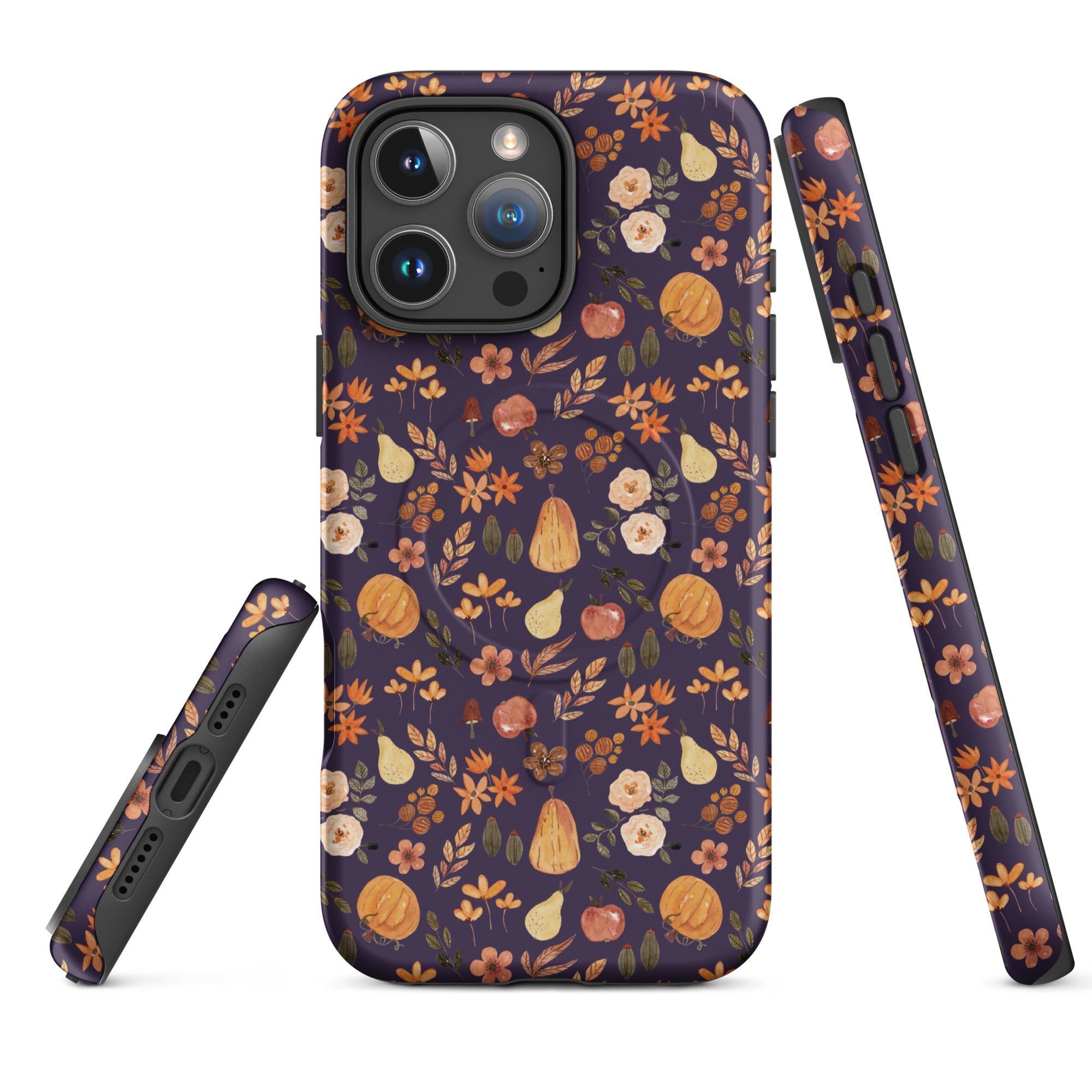 Autumn Harvest Floral MagSafe Tough Case for iPhone