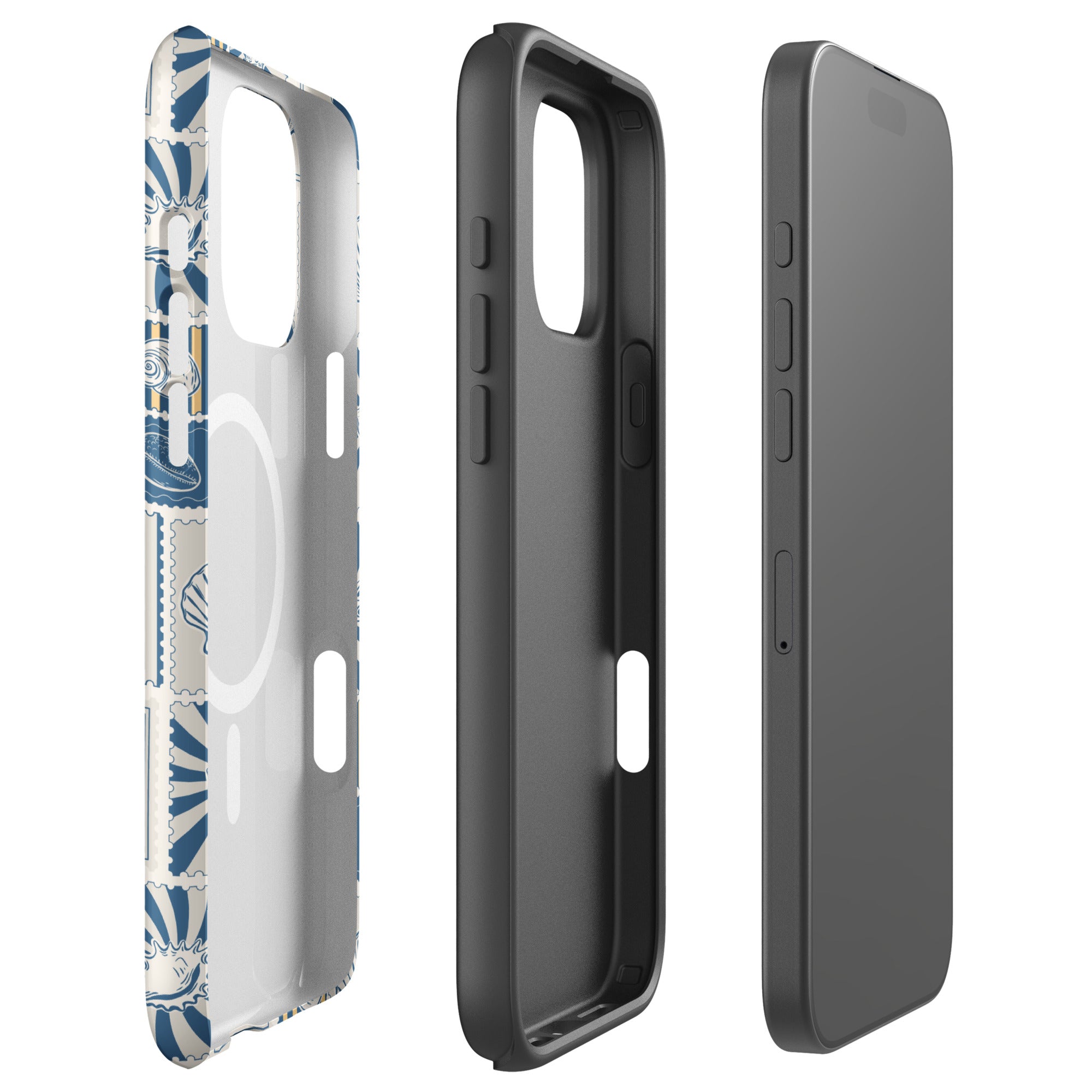 Coastal Patchwork MagSafe Tough Case for iPhone