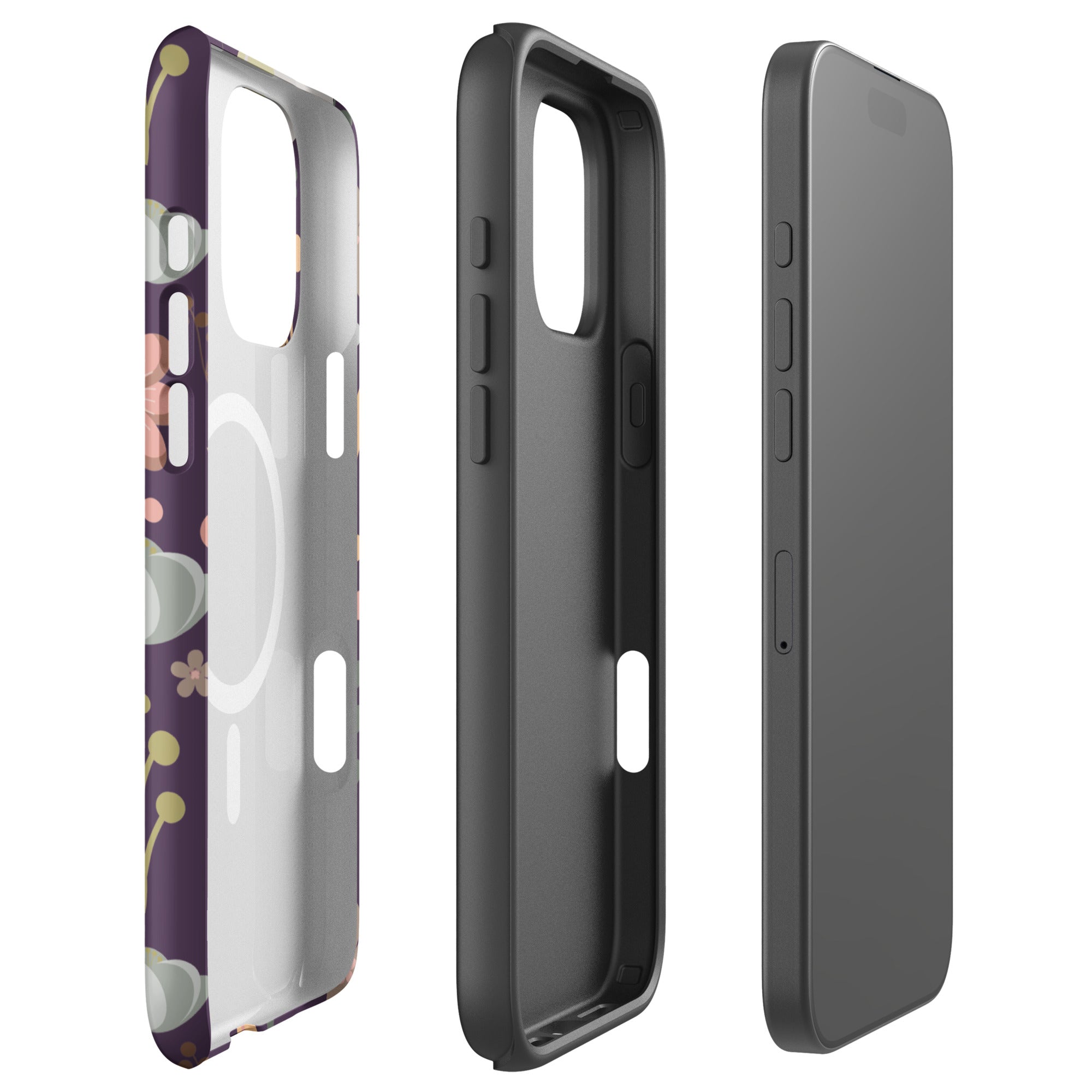 Vintage Botanical Bloom MagSafe Tough Case for iPhone