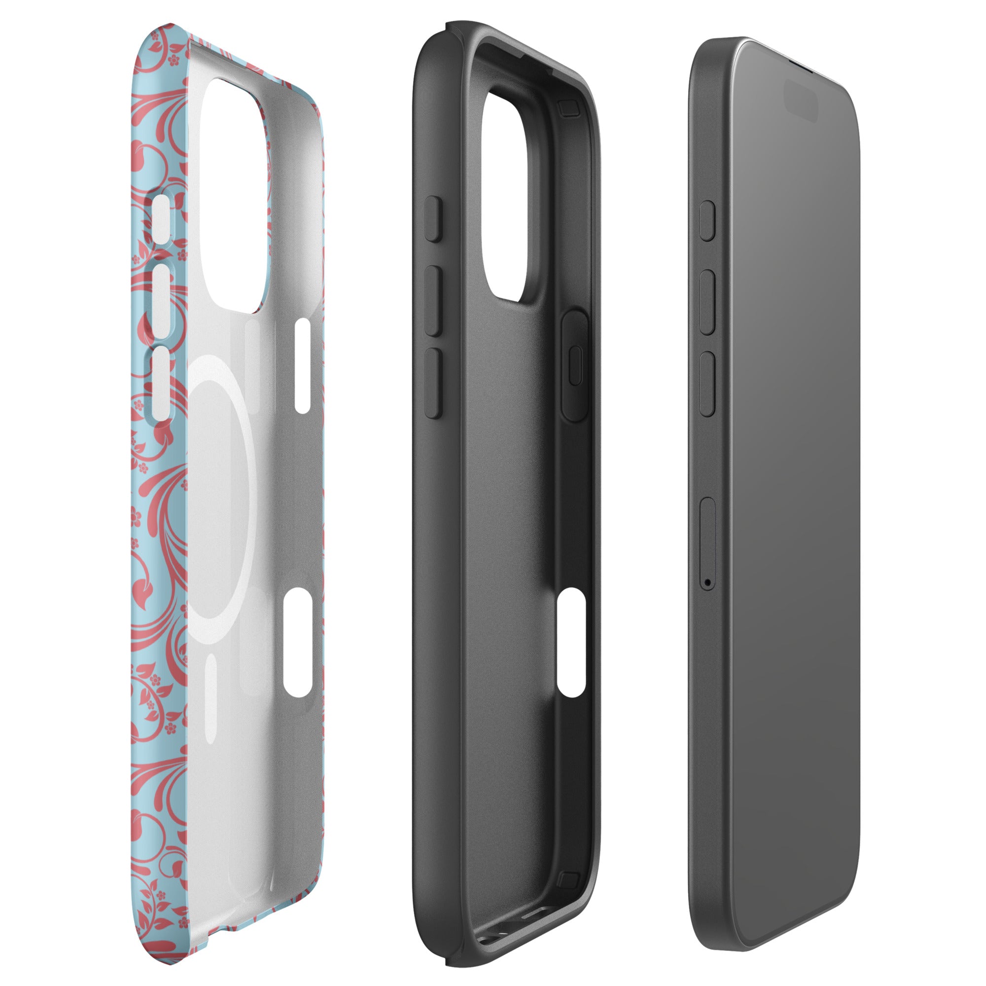 Whimsical Flower Bloom MagSafe Tough Case for iPhone