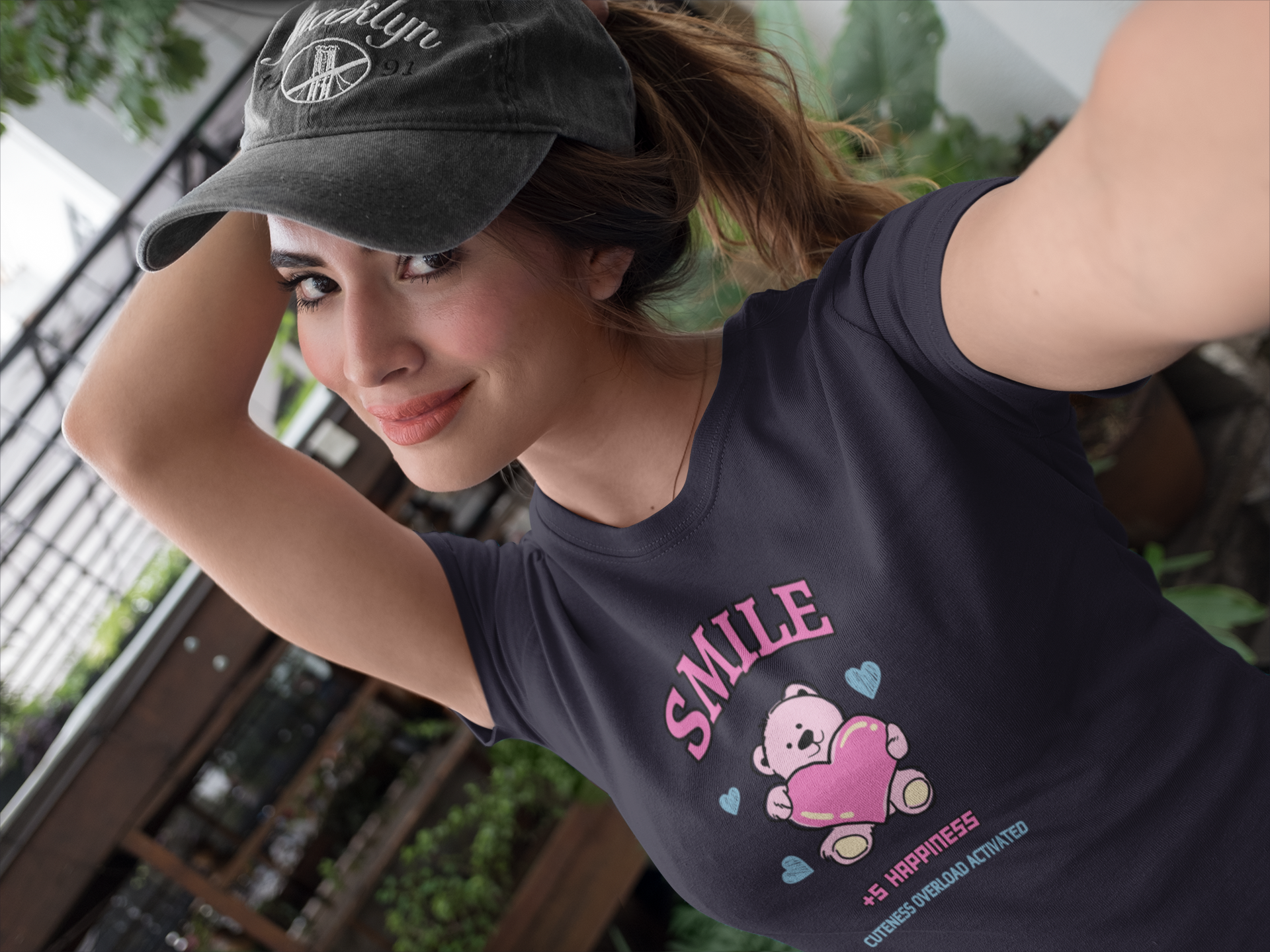 Happiness Boost Teddy Relaxed Tee