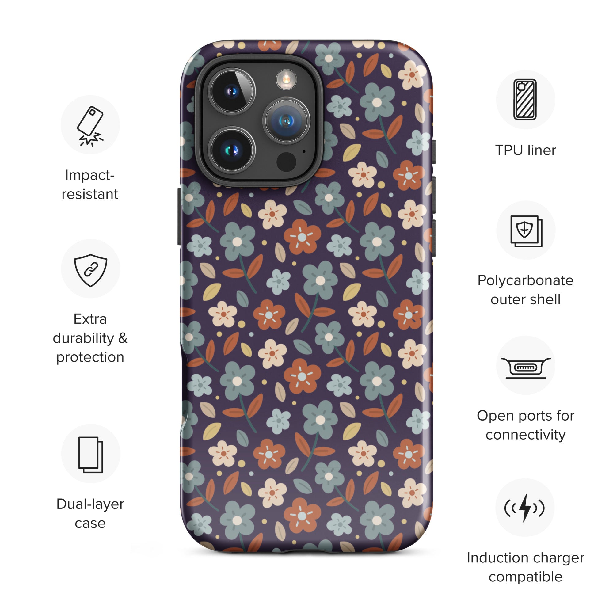 Vintage Bloom Tough Case for iPhone