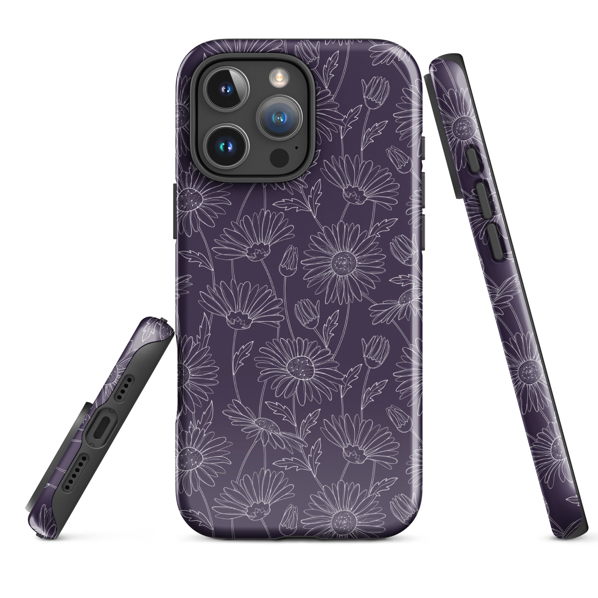 Purple Daisies Tough Case for iPhone