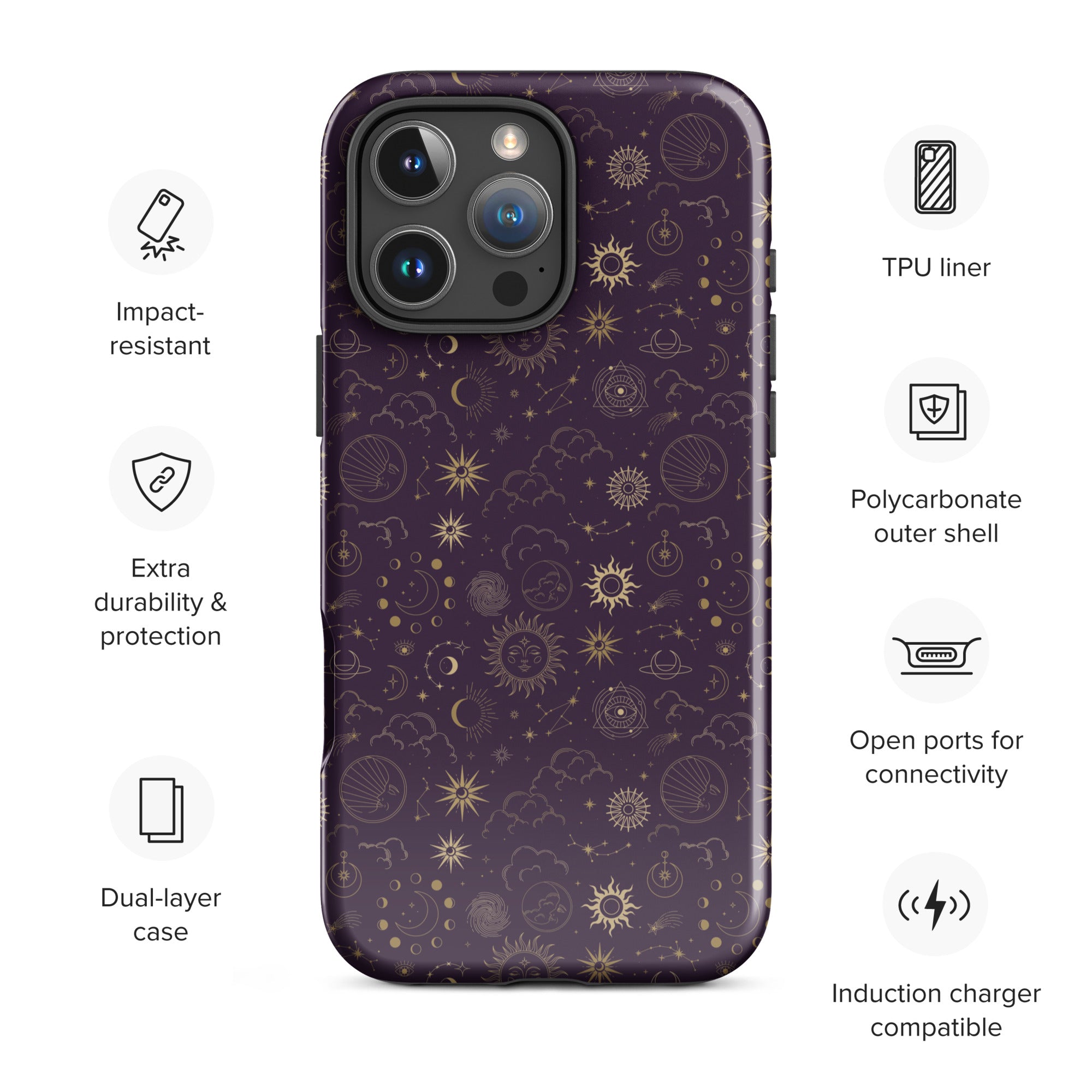 Celestial Star Map Tough Case for iPhone