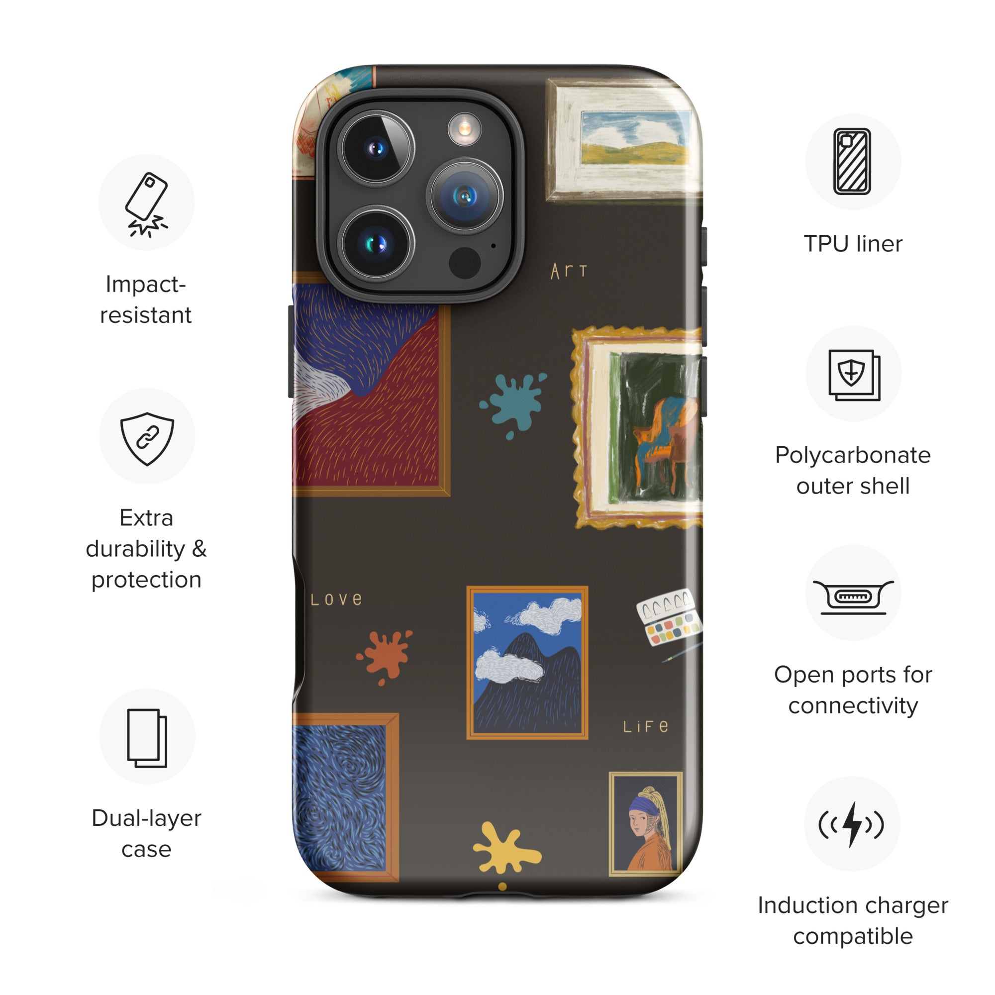 Art Gallery Wall Tough Case for iPhone
