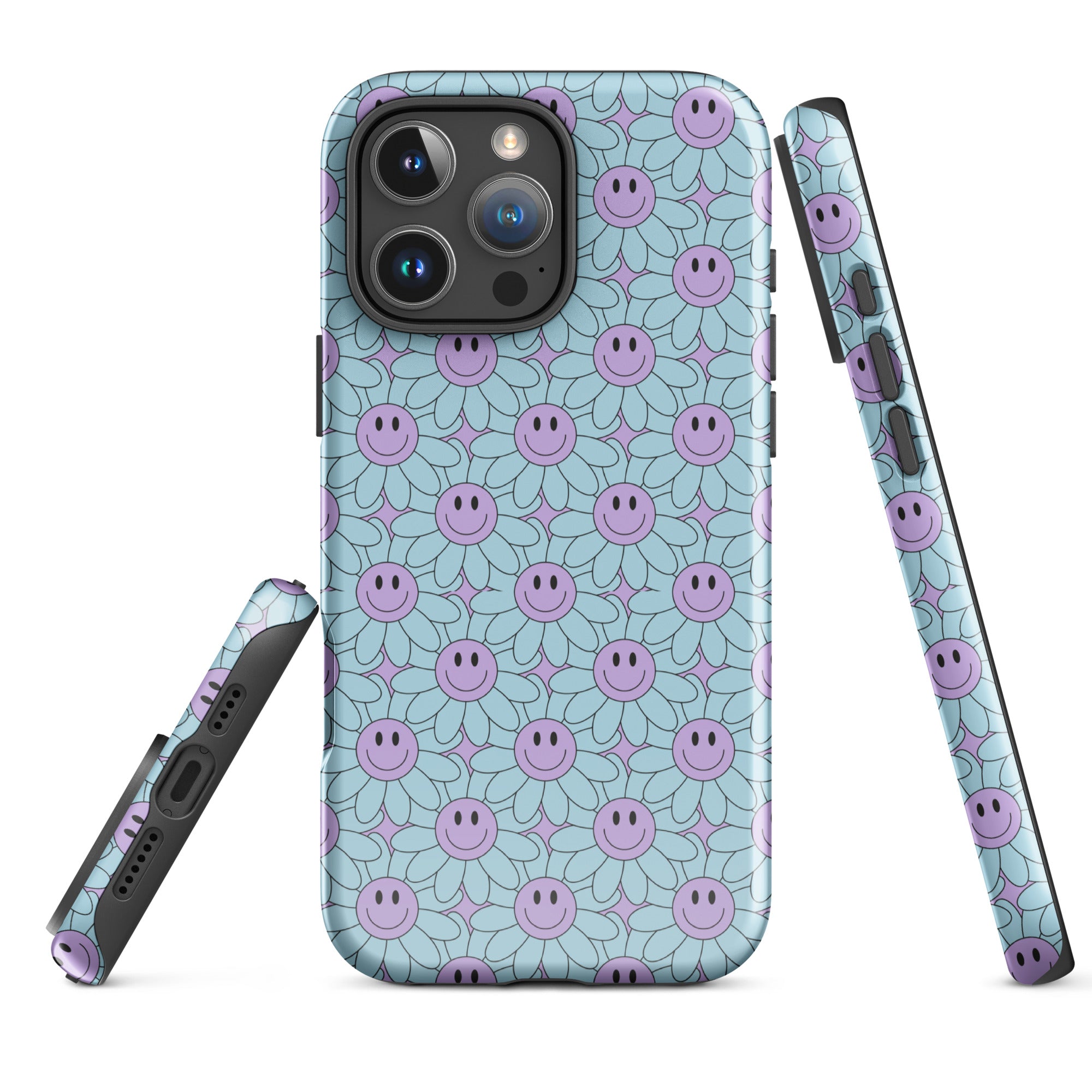 Groovy Purple Daisy Tough Case for iPhone