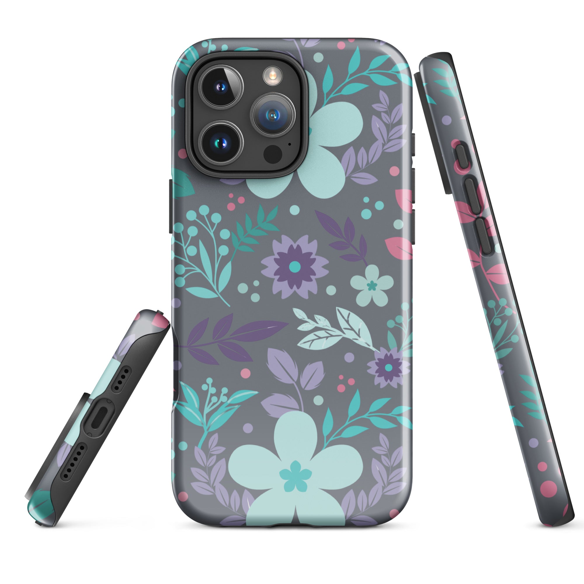 Moody Botanical Bloom Tough Case for iPhone