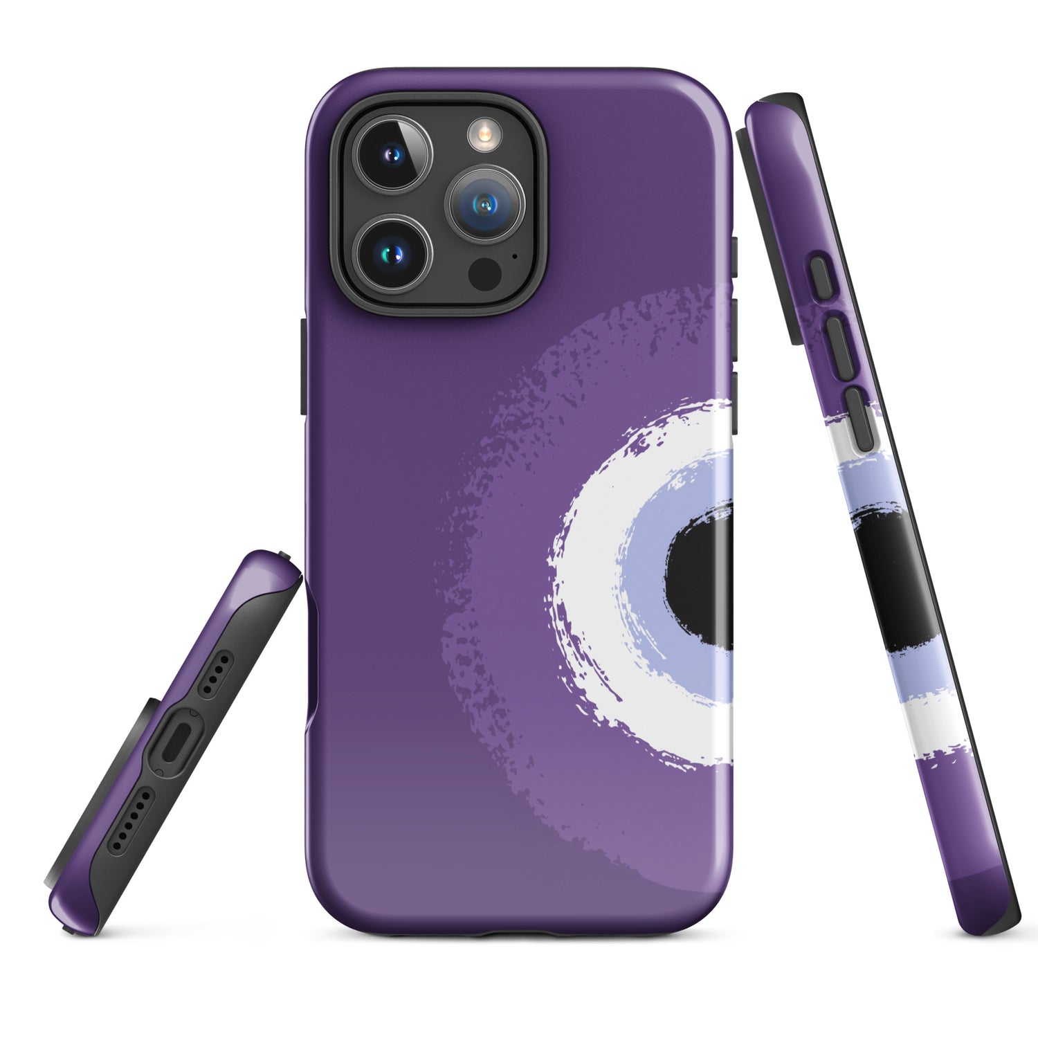 Royal Purple Evil Eye Tough Case for iPhone