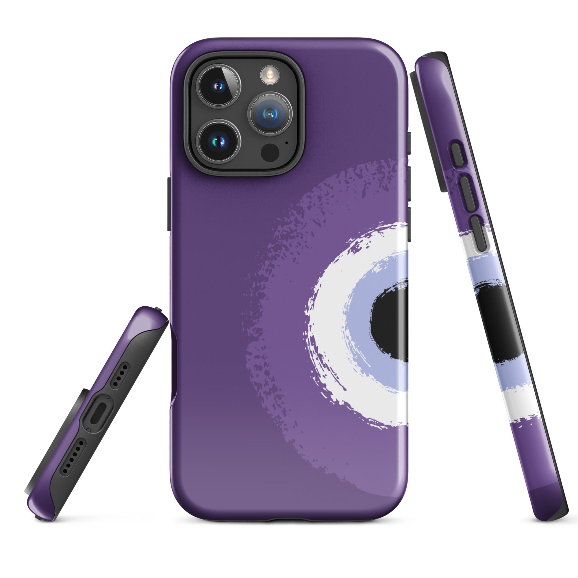 Royal Purple Evil Eye Tough Case for iPhone