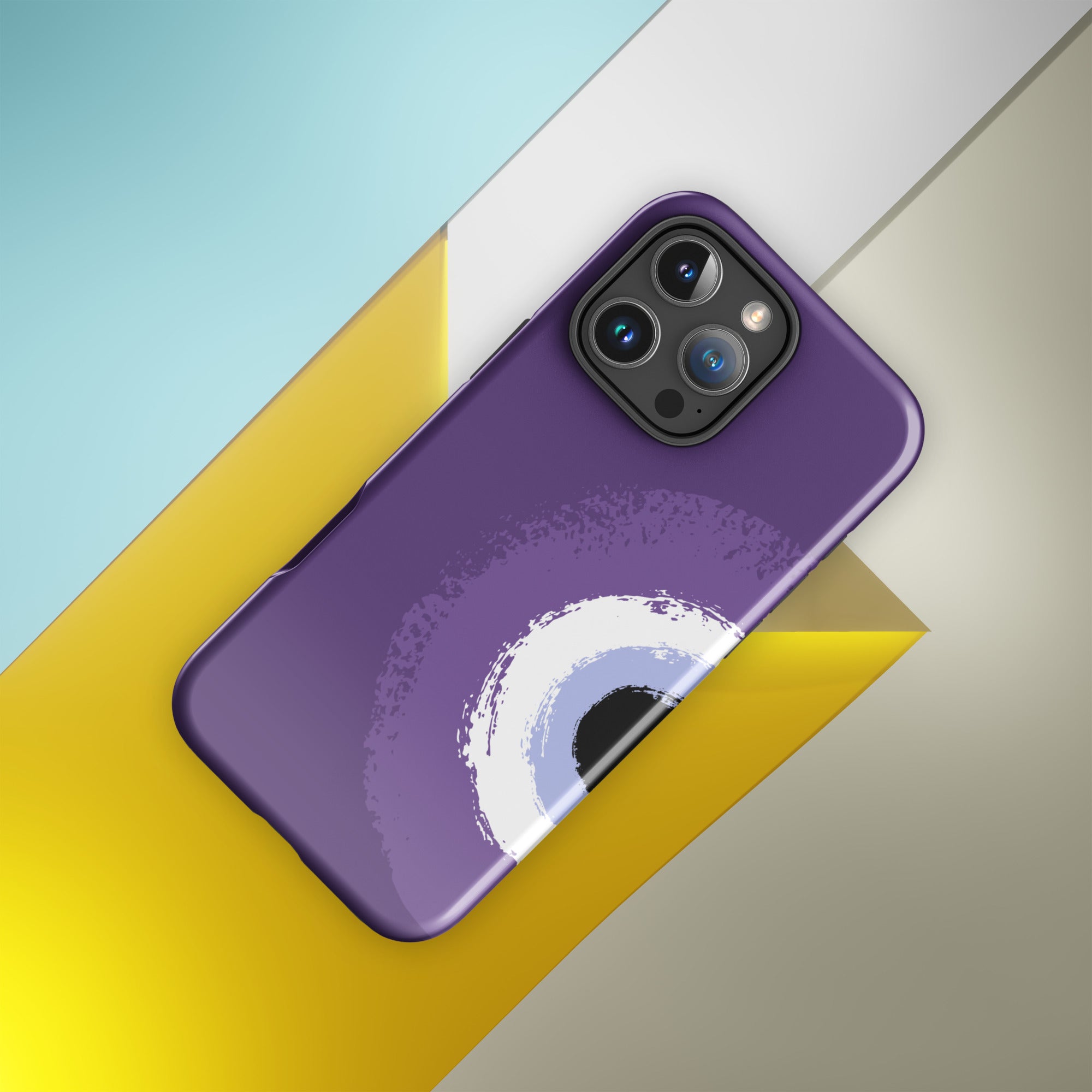 Royal Purple Evil Eye Tough Case for iPhone