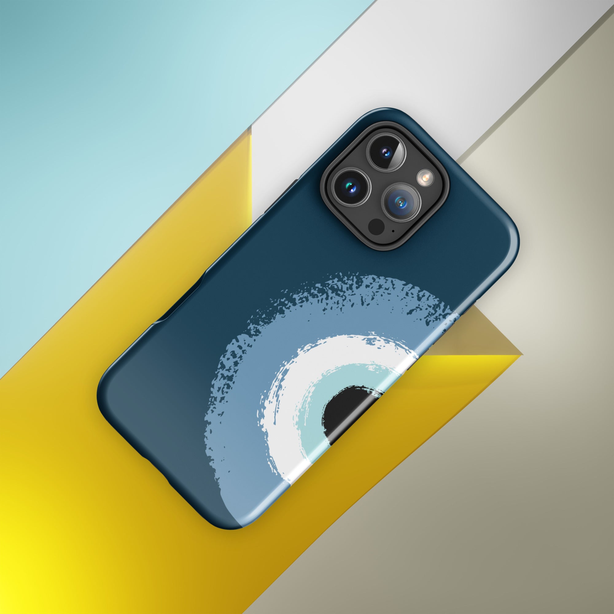 Royal Blue Evil Eye Tough Case for iPhone