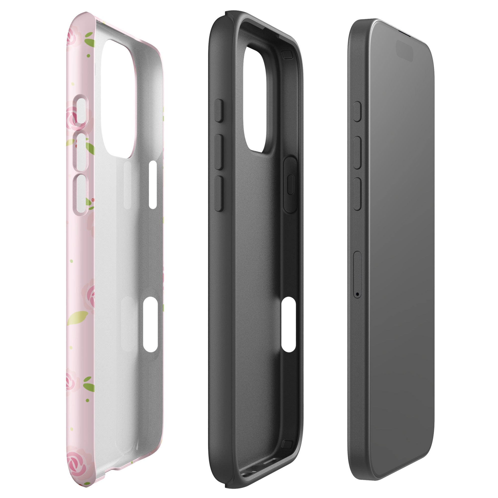 Floral Rose Tough Case for iPhone
