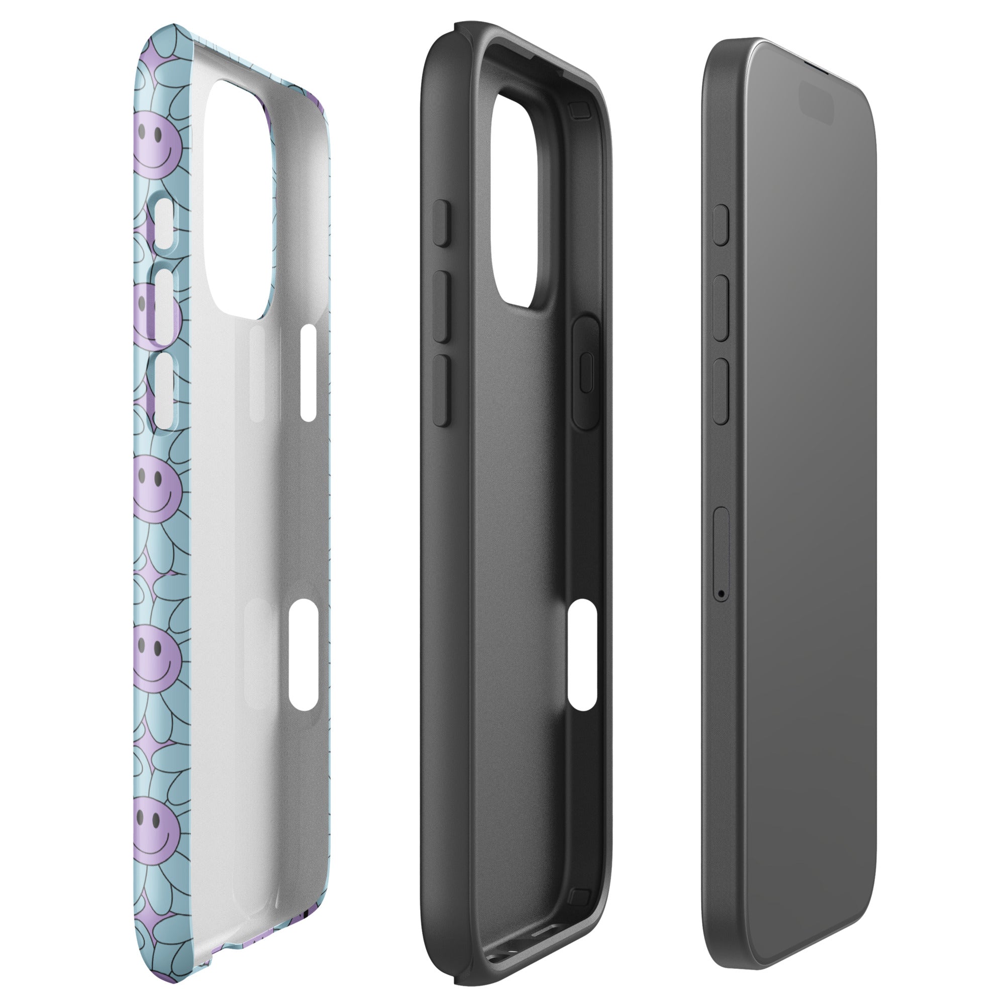 Groovy Purple Daisy Tough Case for iPhone