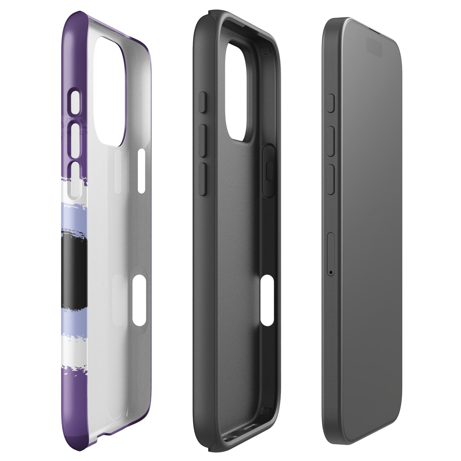 Royal Purple Evil Eye Tough Case for iPhone