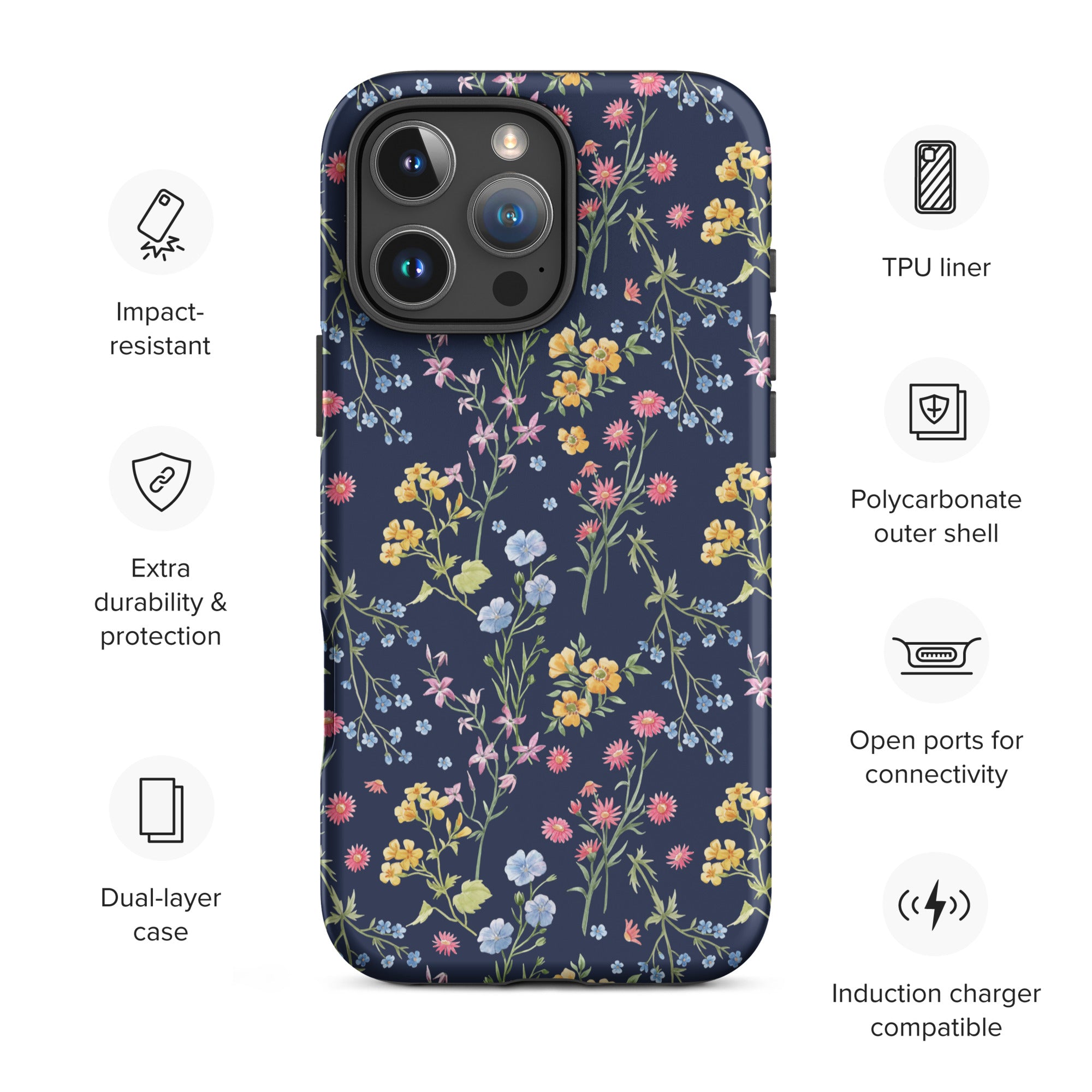 Wildflower Meadow Tough Case for iPhone