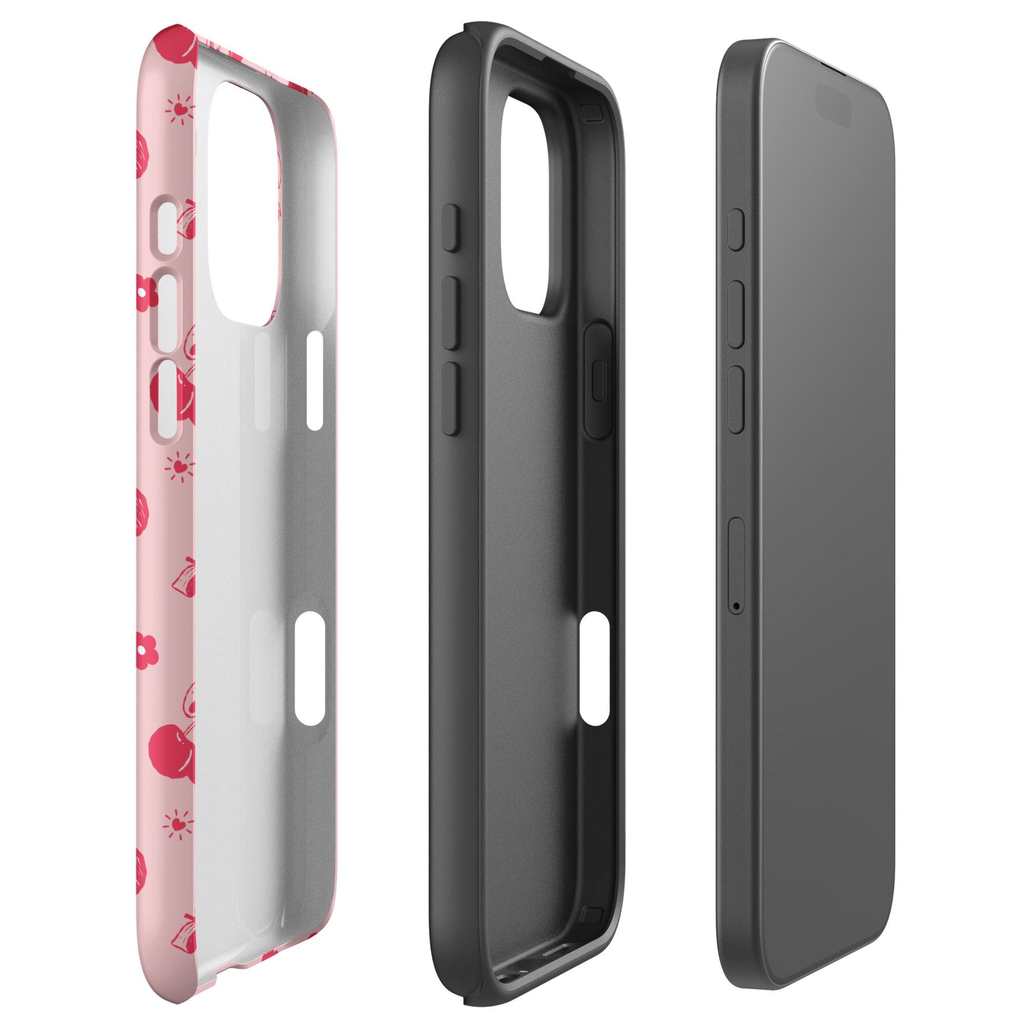 Sketch Cherry Bloom Tough Case for iPhone