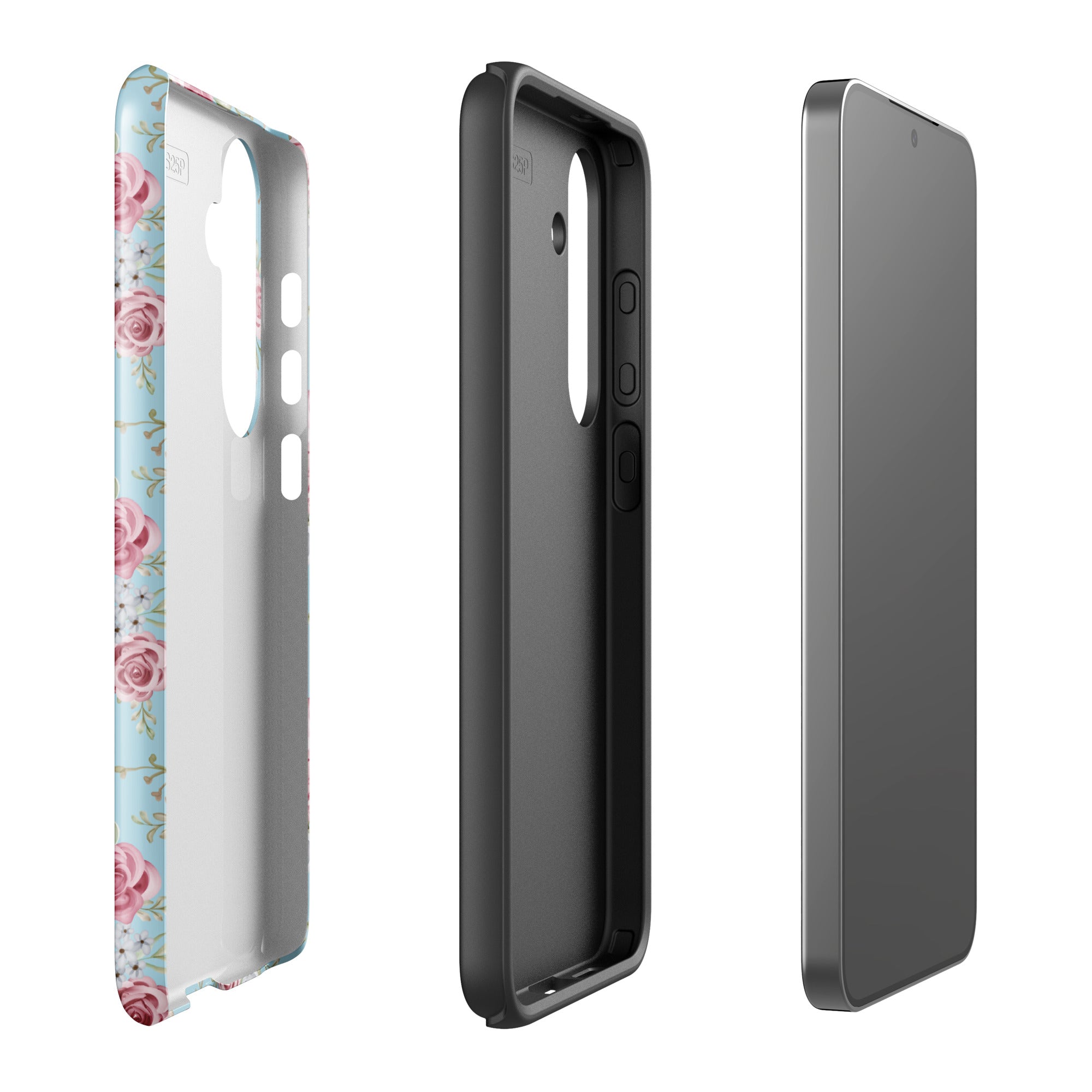 Dusty Rose Floral Tough Case for Samsung