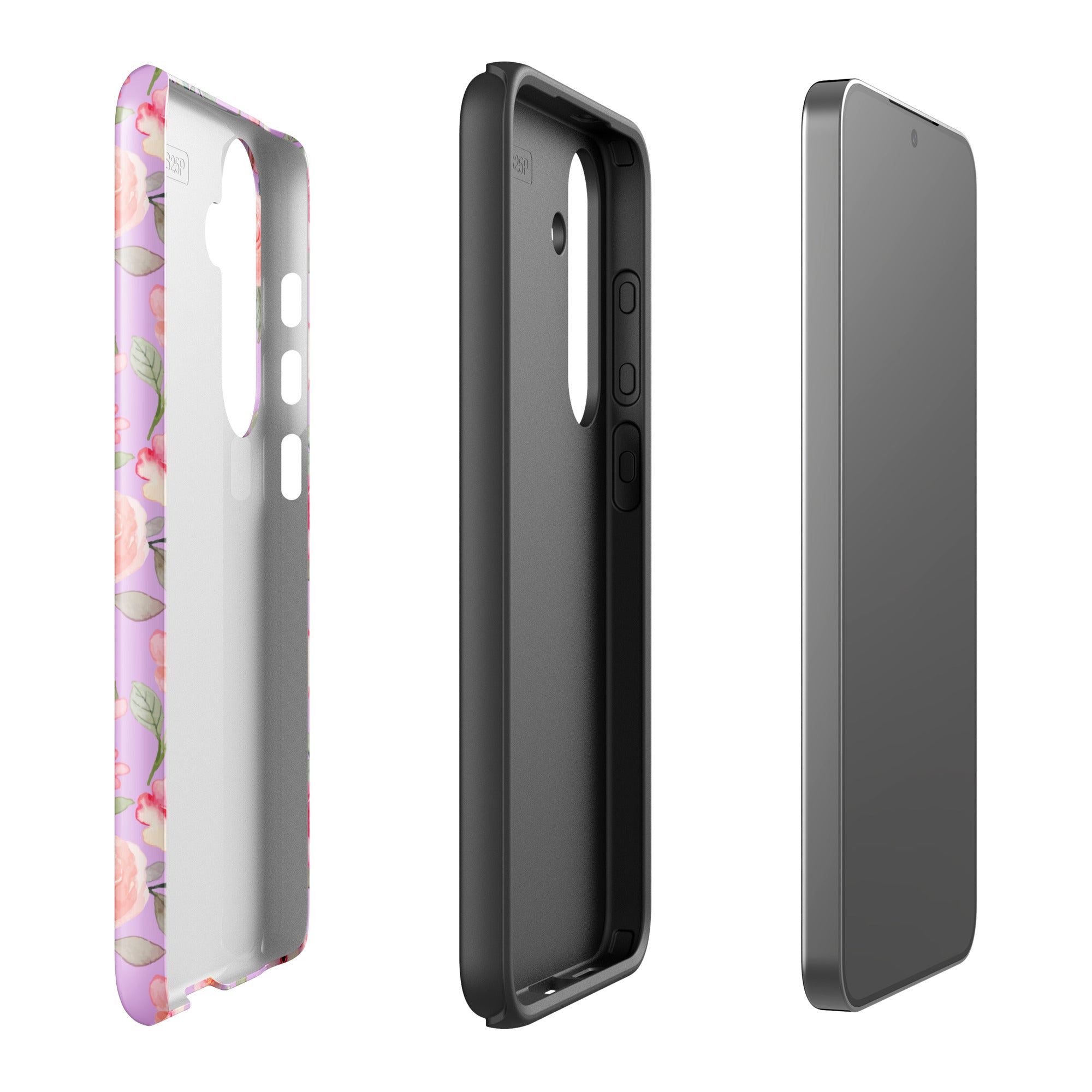 Vintage Rose Floral Tough Case for Samsung