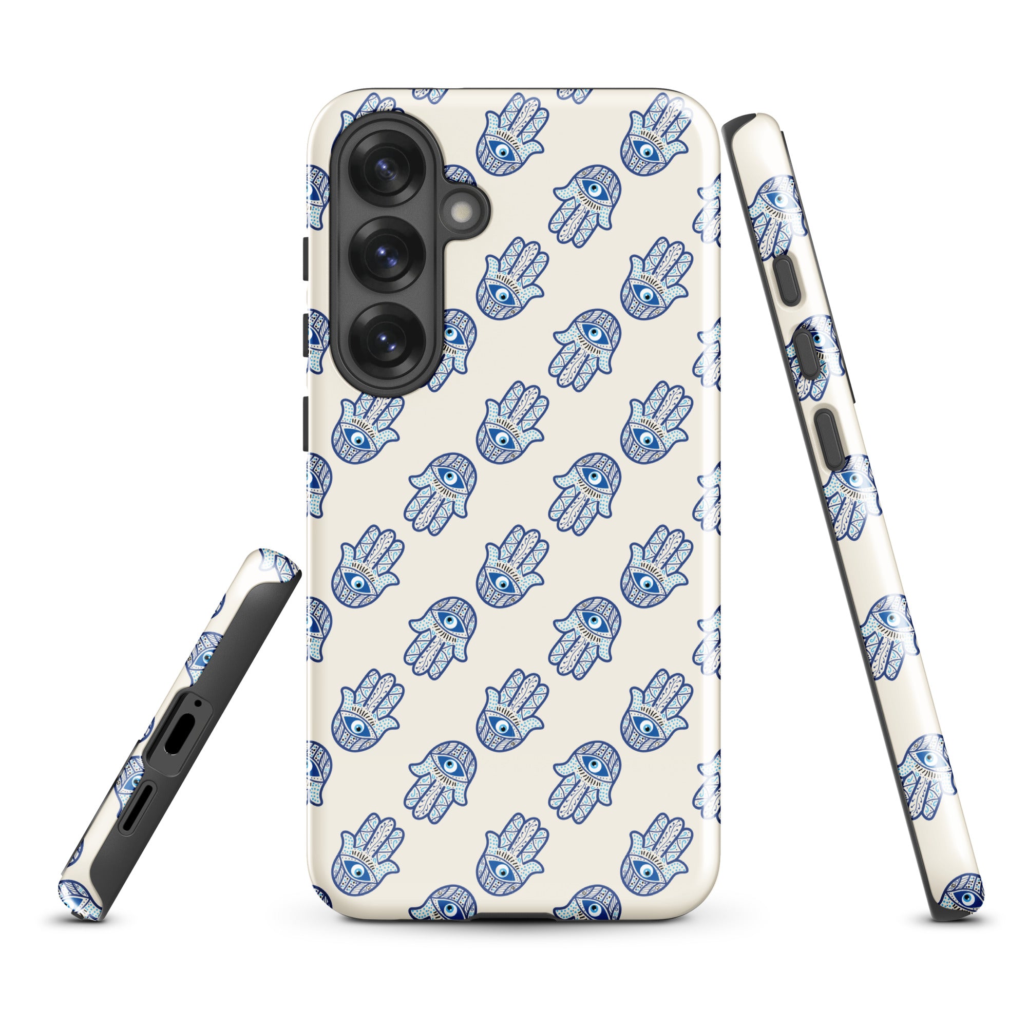 Azure Hamsa Charm Tough Case for Samsung