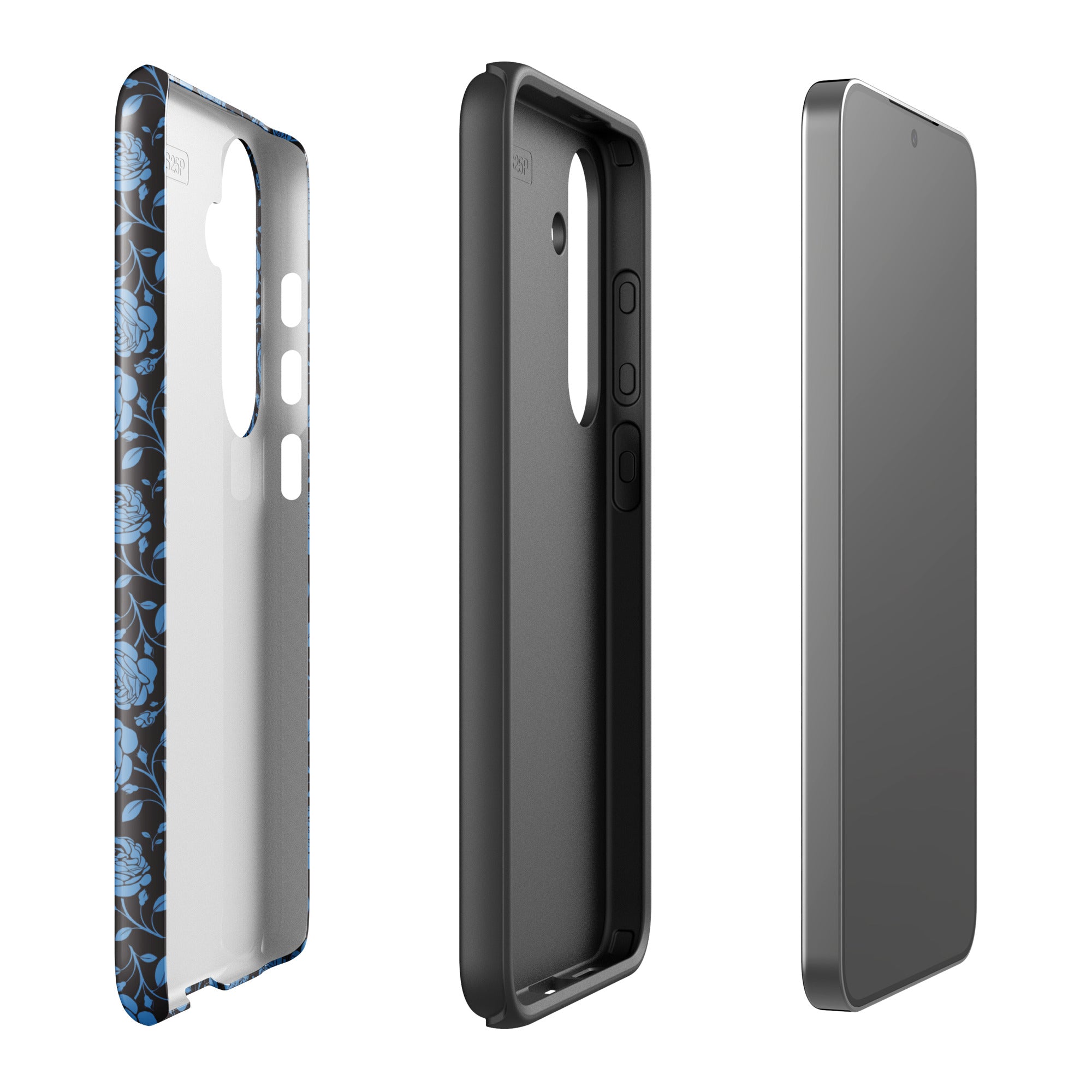 Elegant Blue Roses Tough Case for Samsung