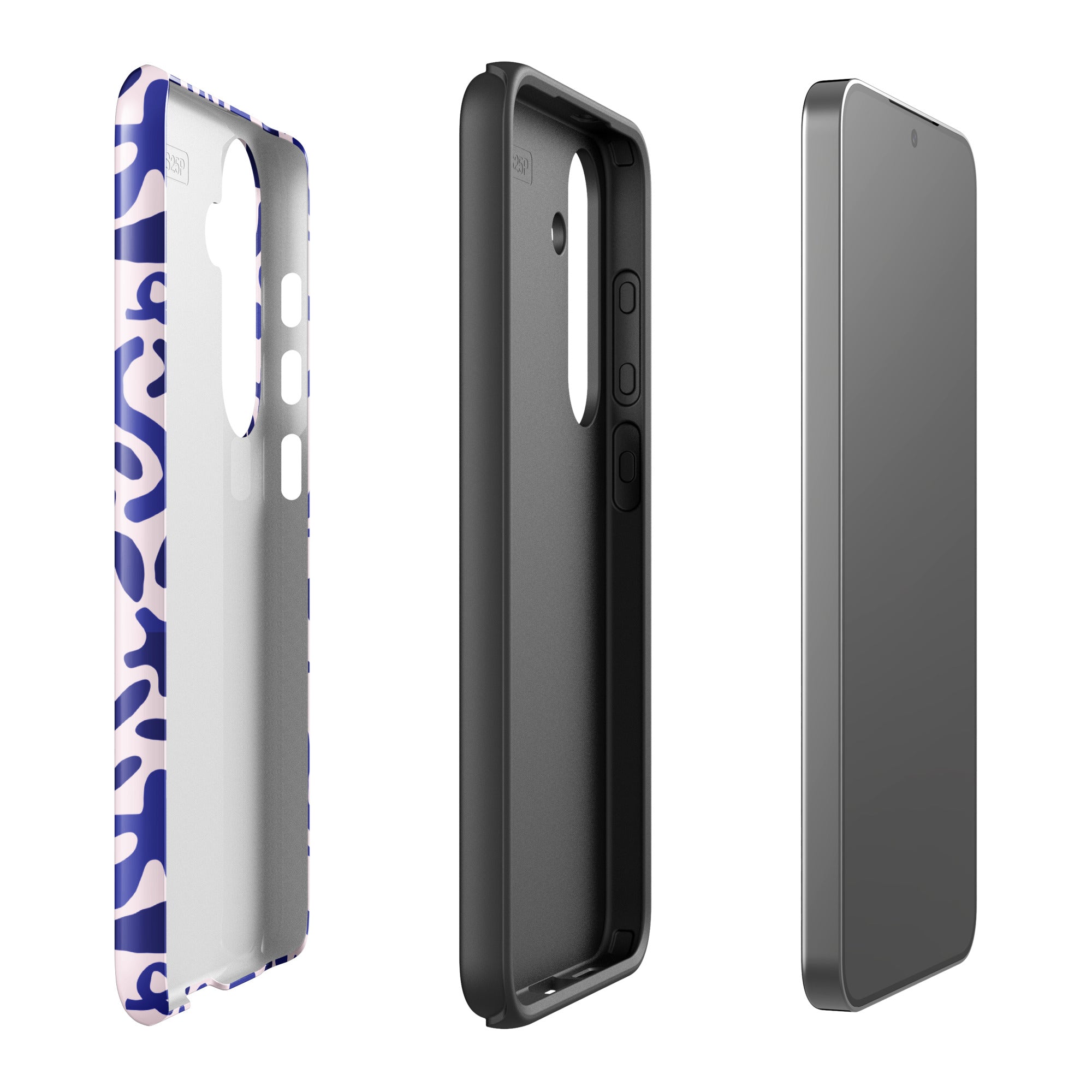 Abstract Indigo Splash Tough Case for Samsung