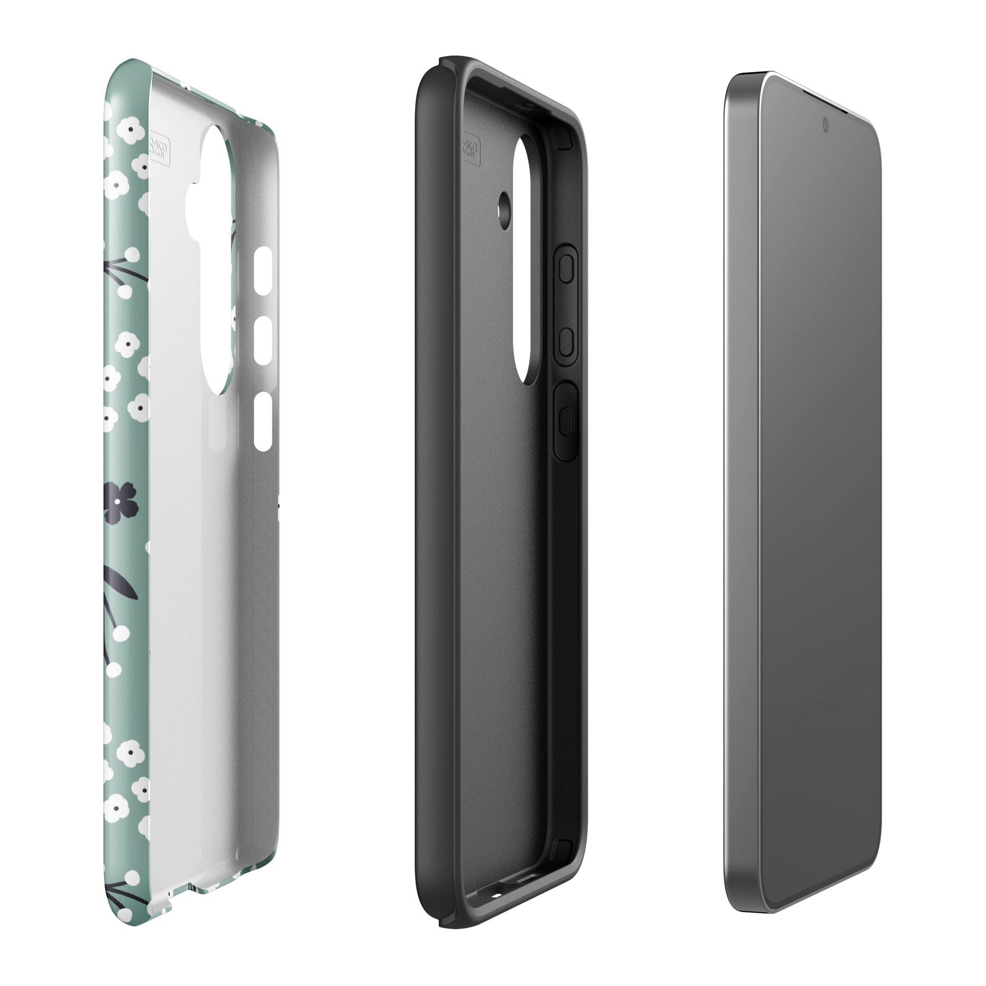 Sage Floral Pattern Tough Case for Samsung