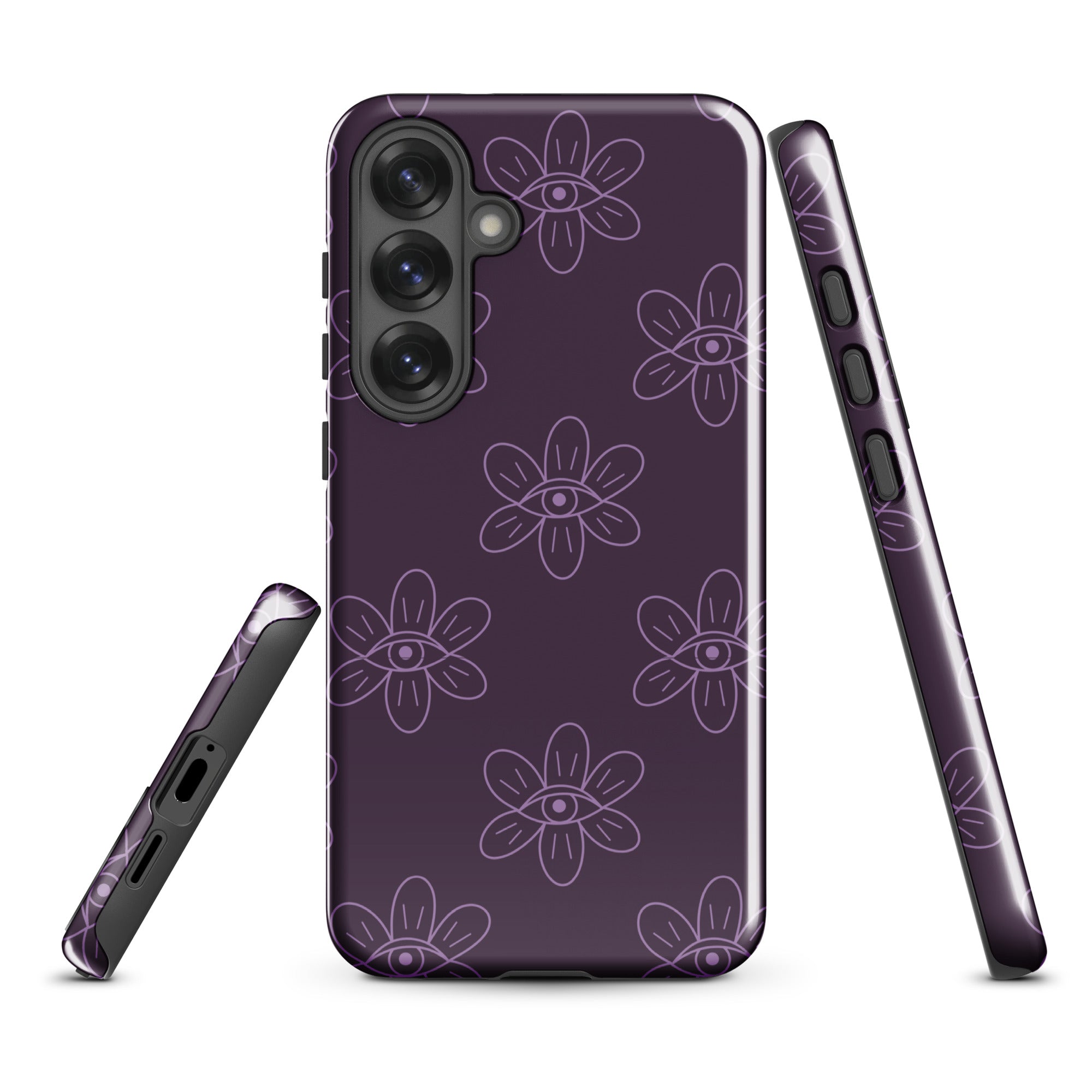 Floral All-Seeing Eye Tough Case for Samsung