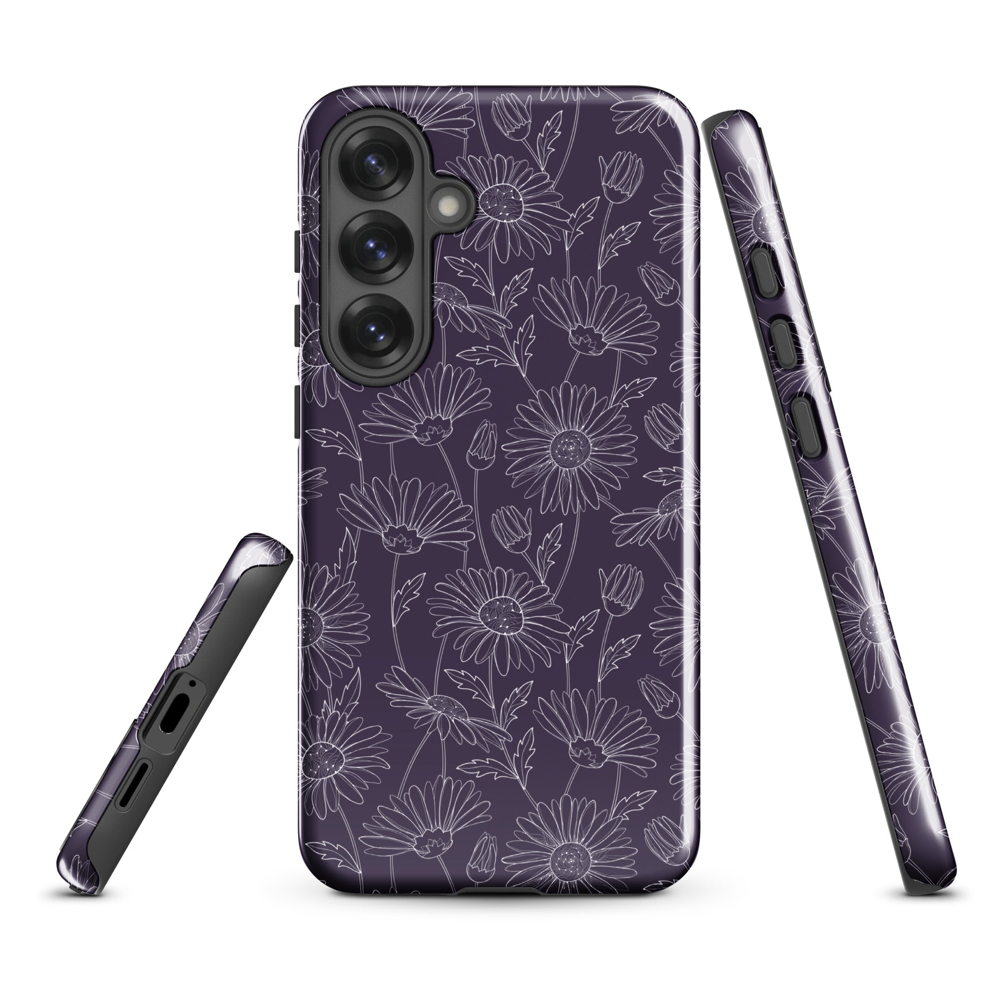 Purple Daisies Tough Case for Samsung