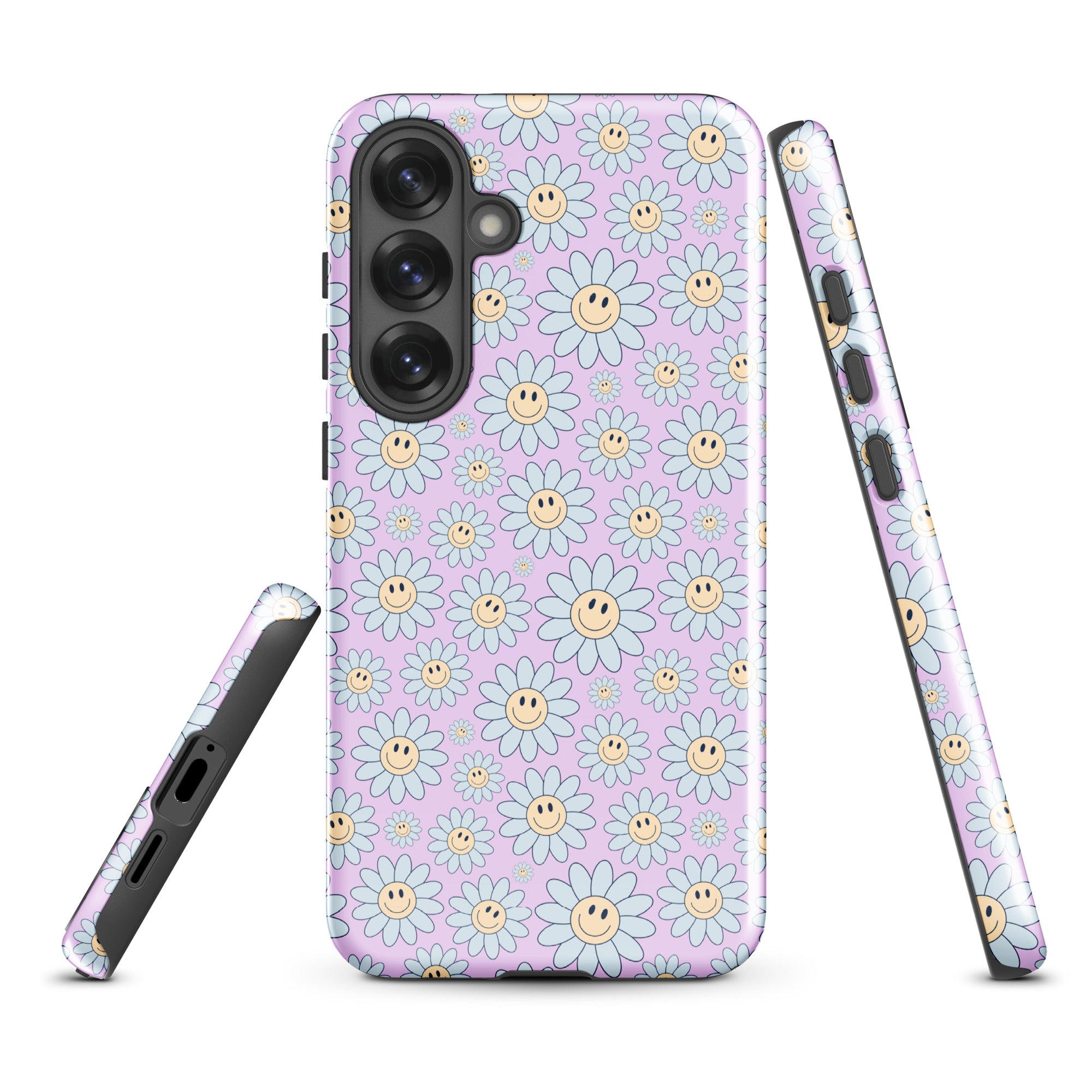 Pastel Daisy Smiley Tough Case for Samsung