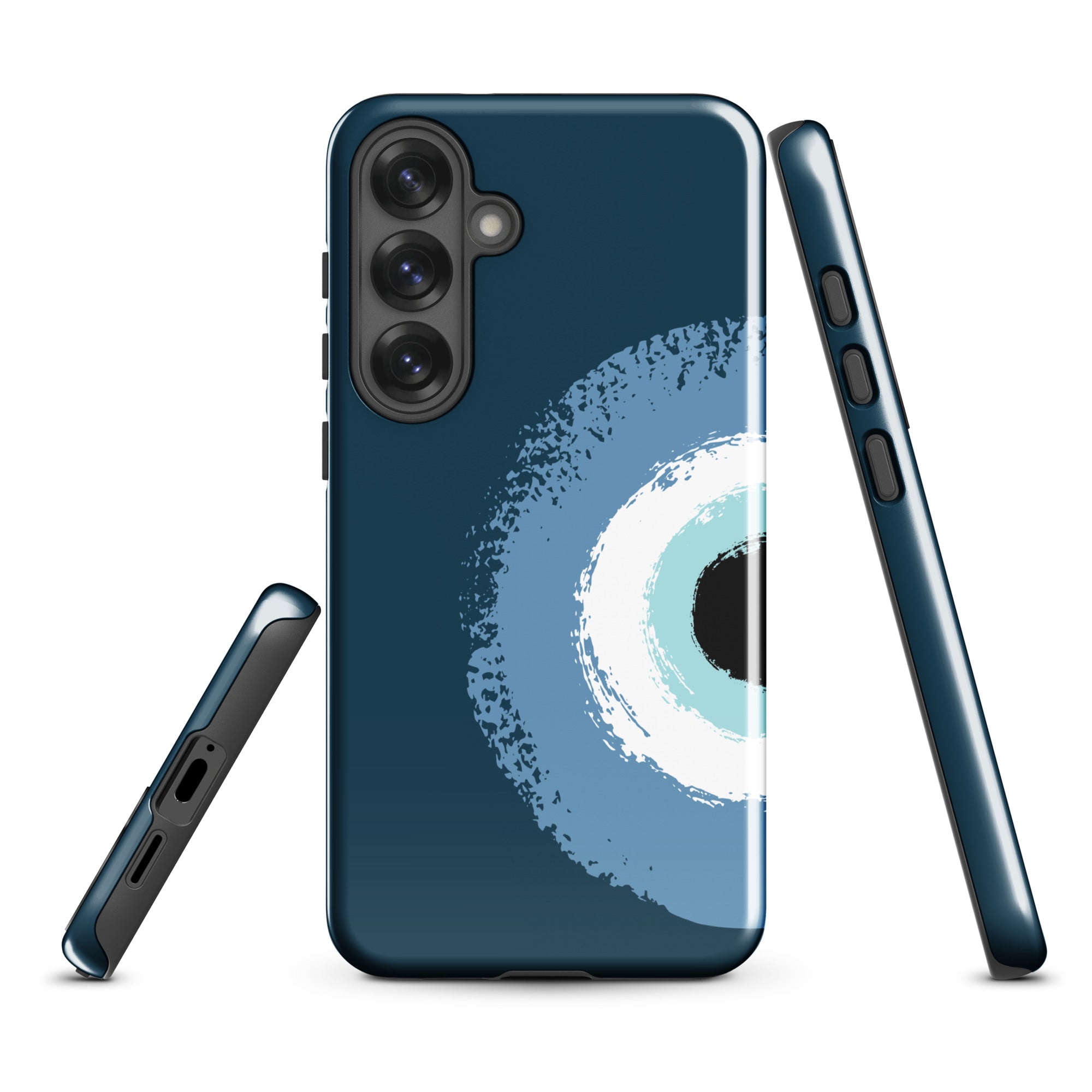 Royal Blue Evil Eye Tough Case for Samsung