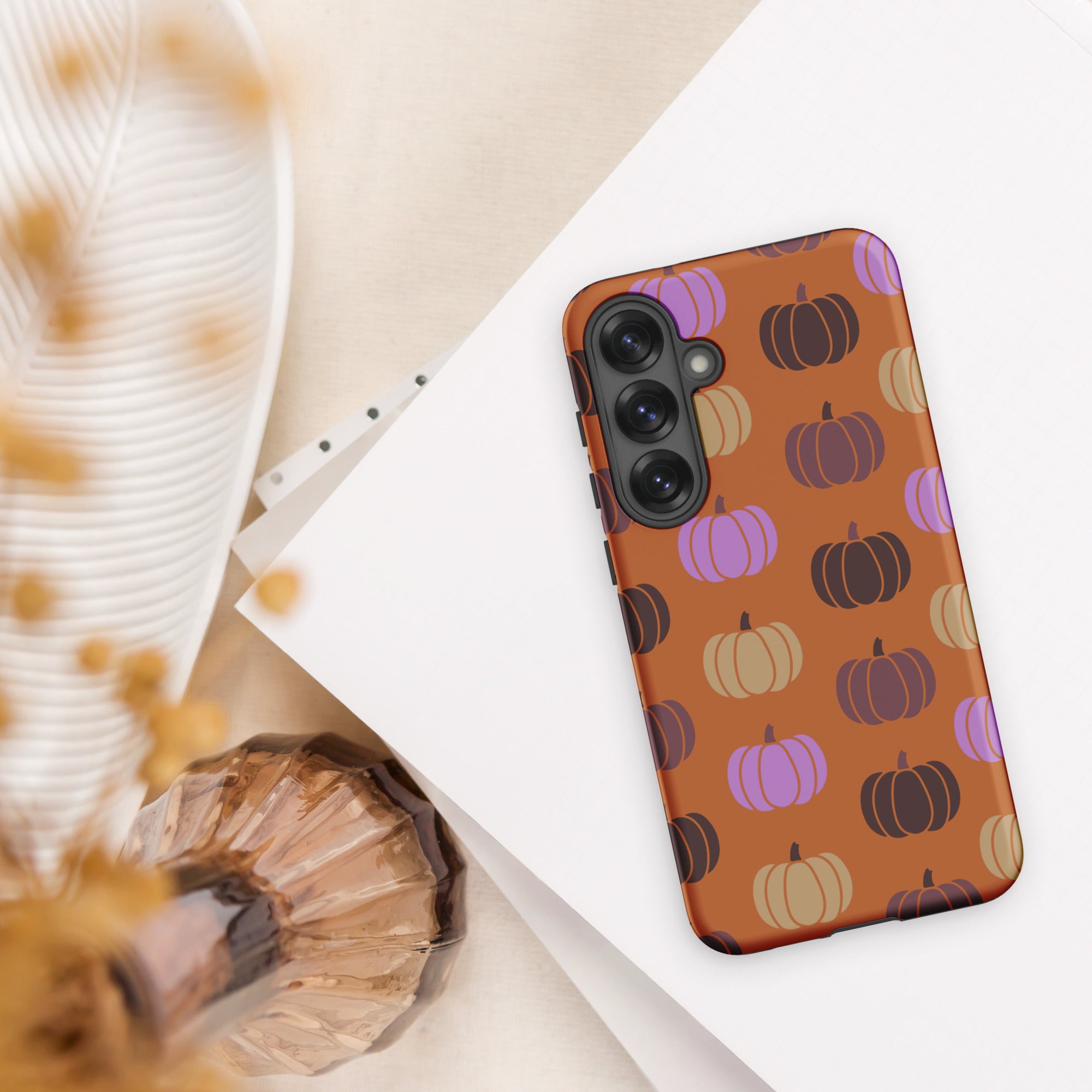 Pumpkin Pattern Tough Case for Samsung