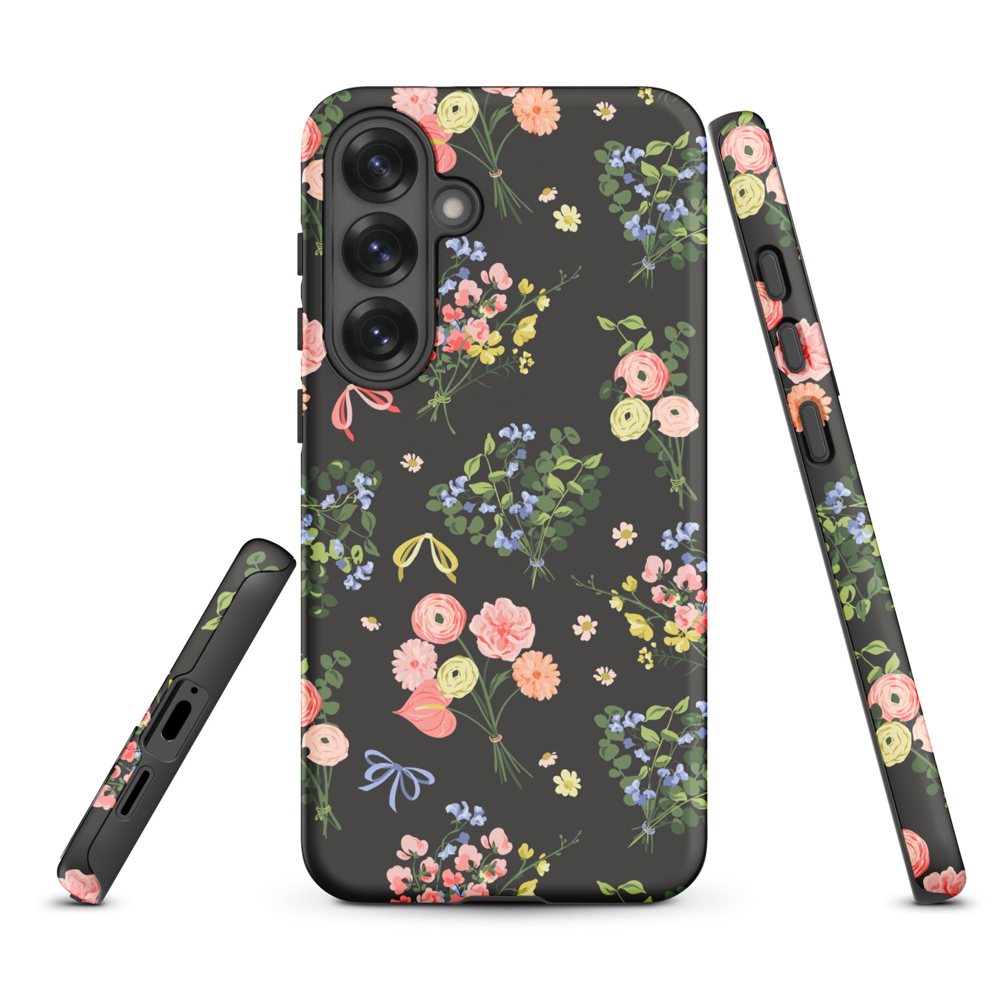 Dark Floral Bouquet Tough Case for Samsung