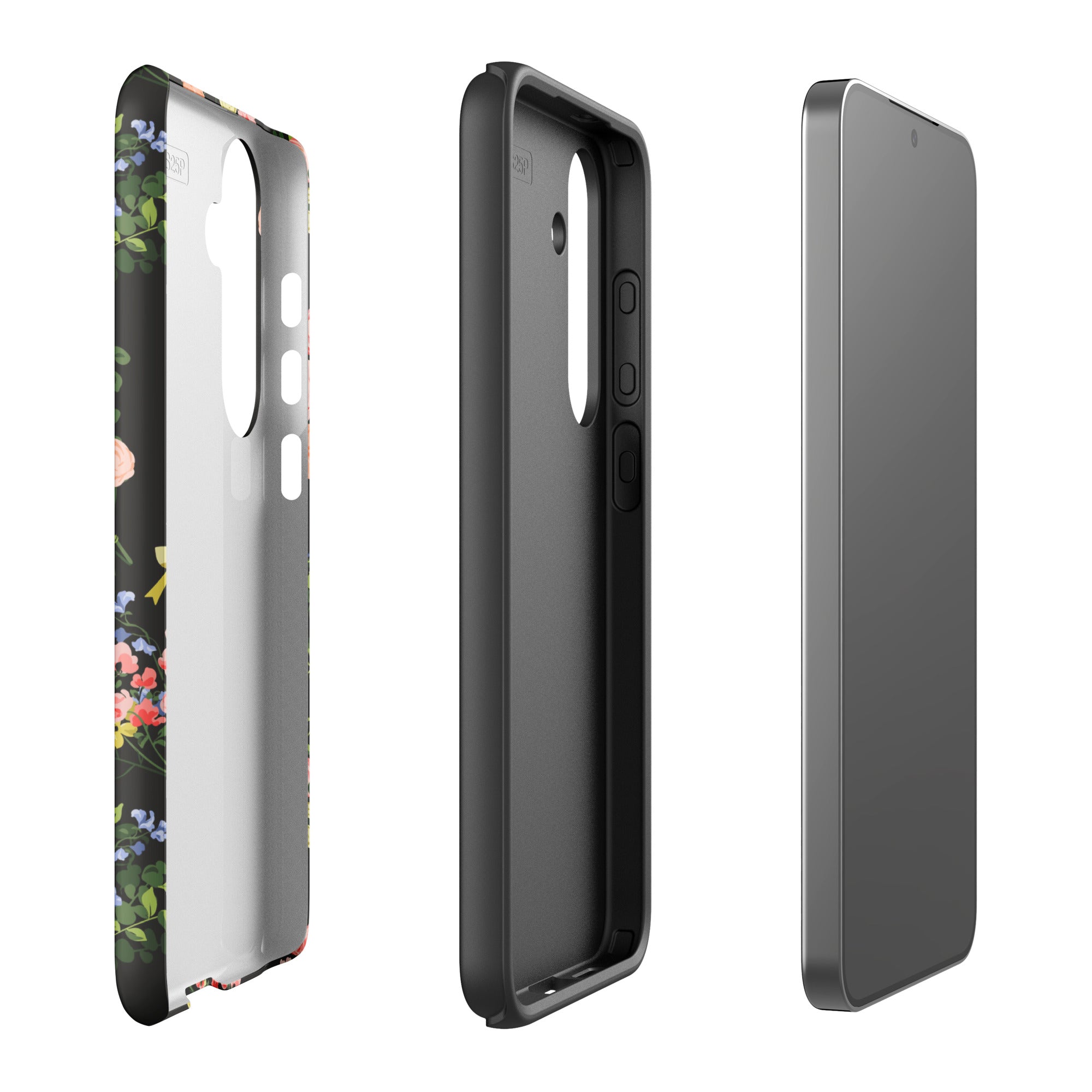 Dark Floral Bouquet Tough Case for Samsung