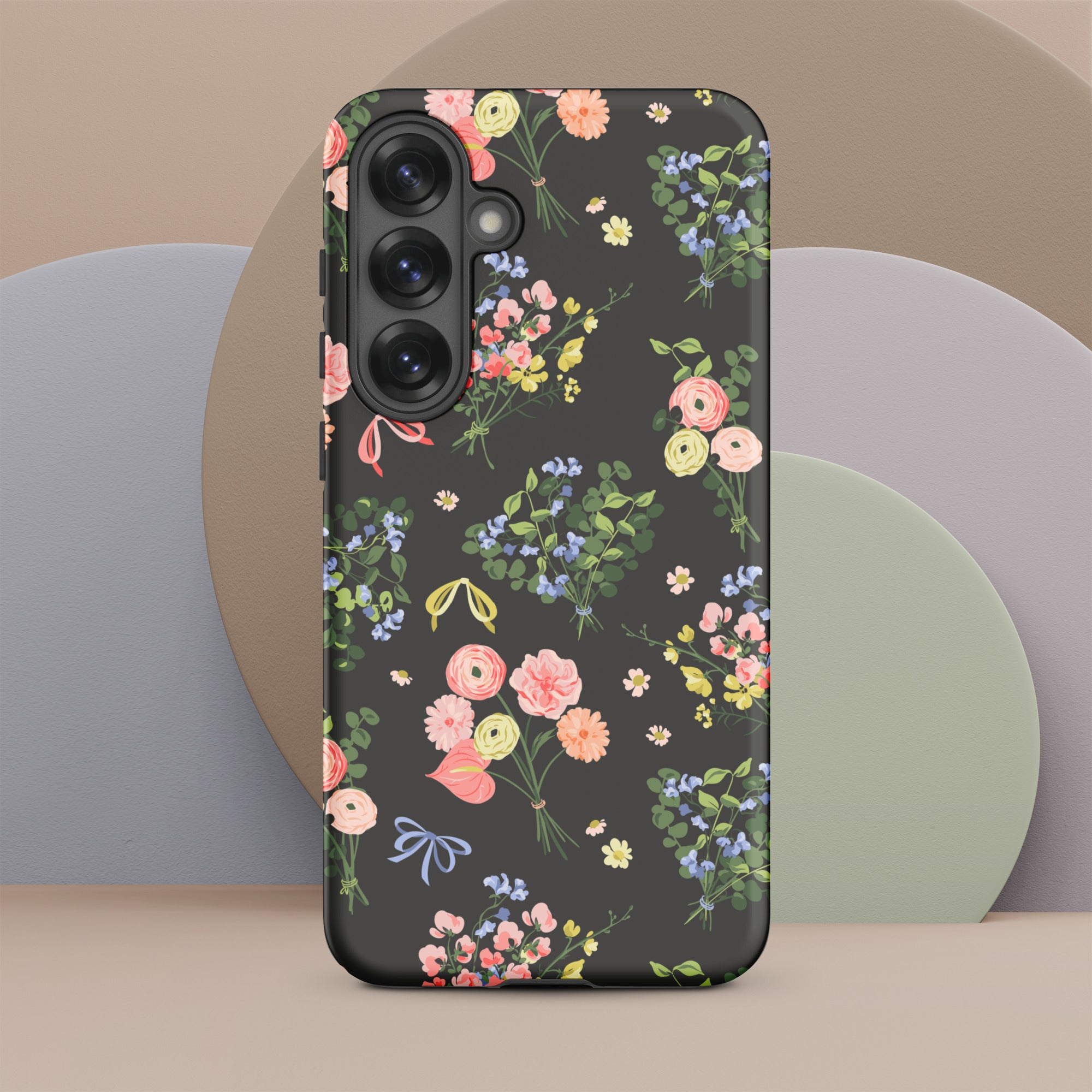 Dark Floral Bouquet Tough Case for Samsung