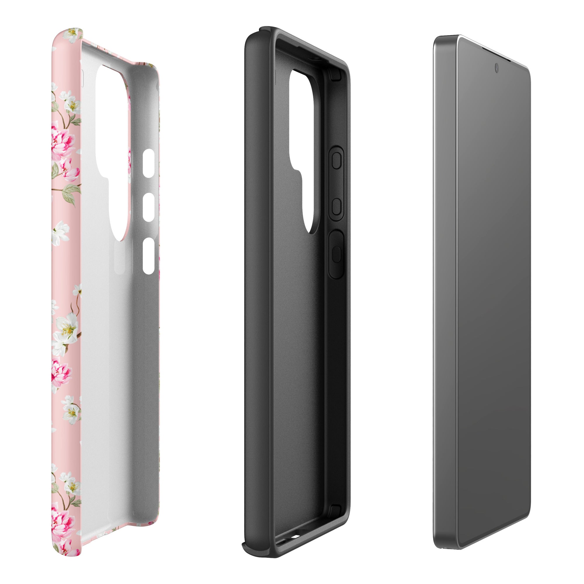 Soft Blush Floral Cherry Blossom Tough Case for Samsung