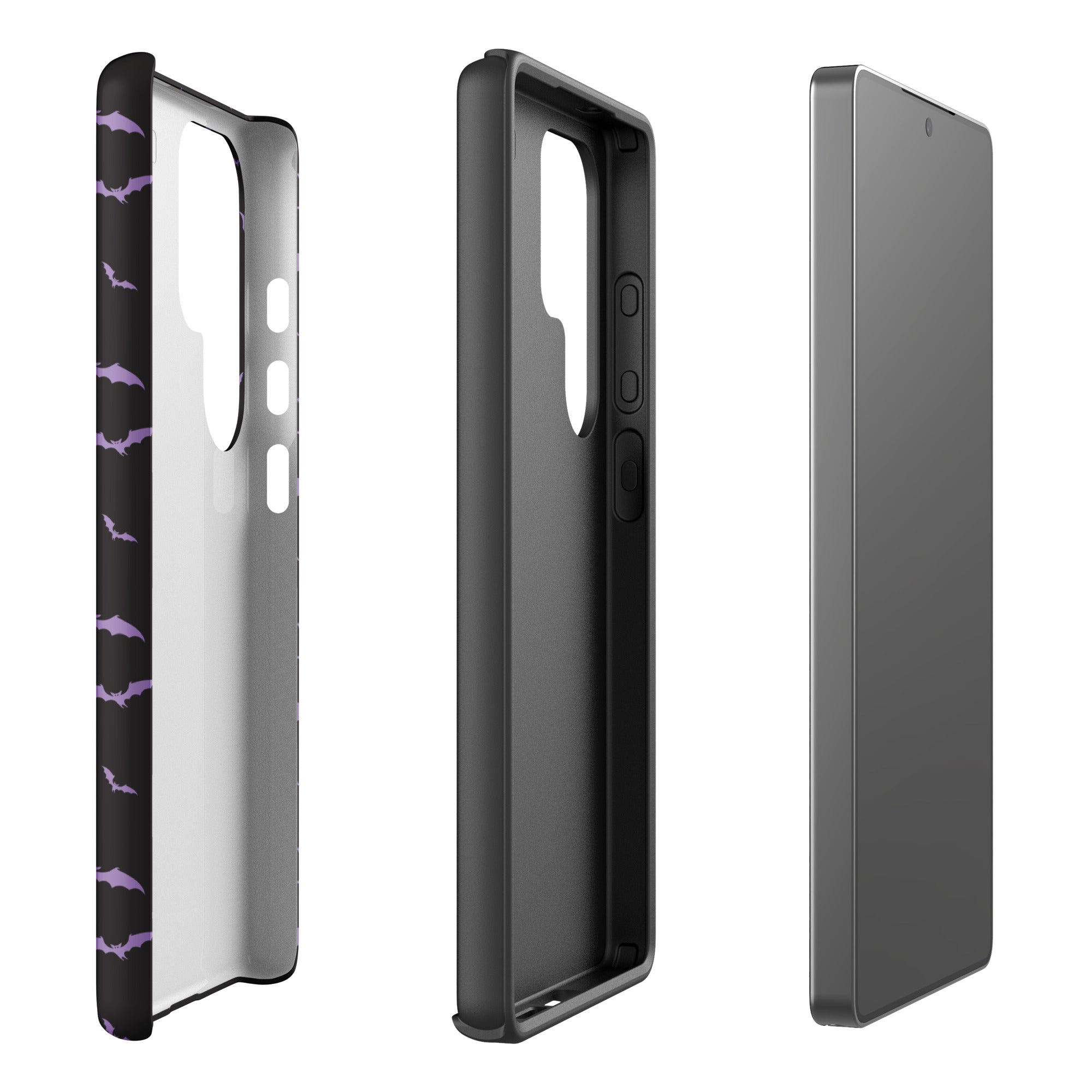 Black & Purple Bats Tough Case for Samsung
