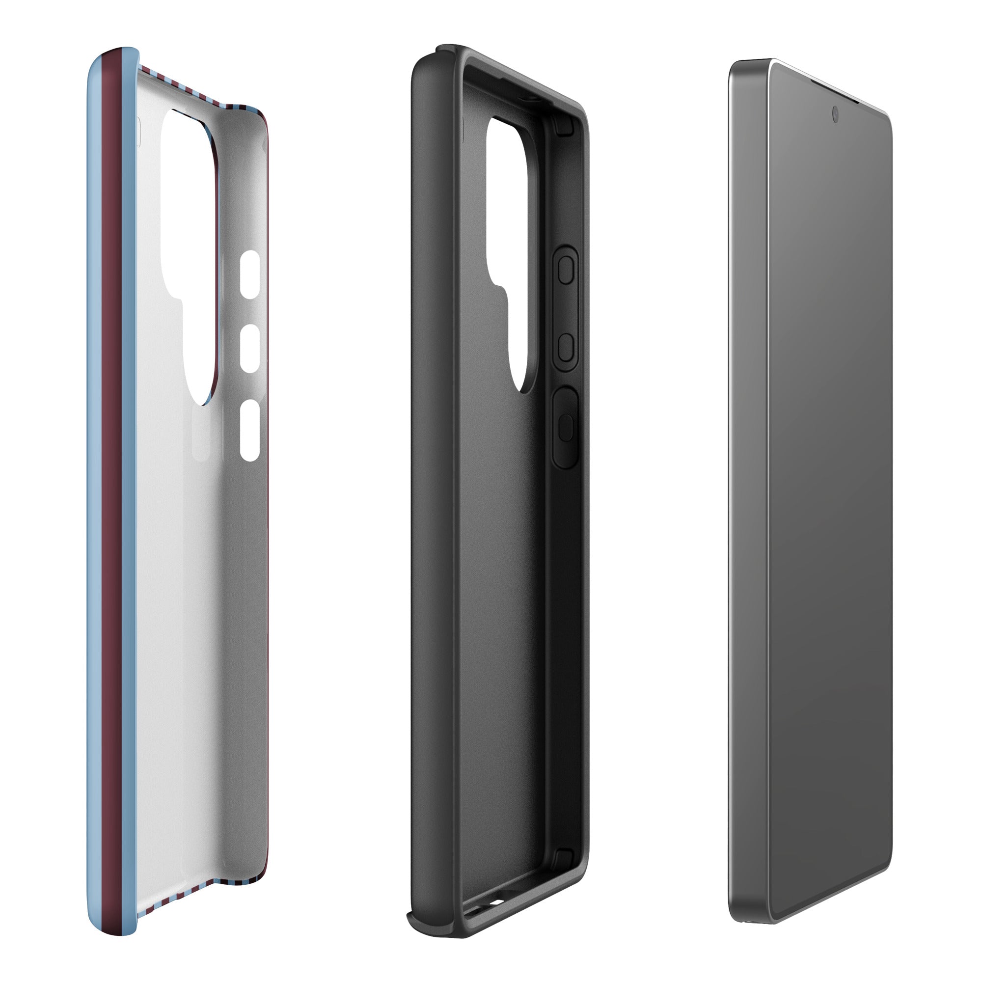 Bordeaux Stripe Tough Case for Samsung