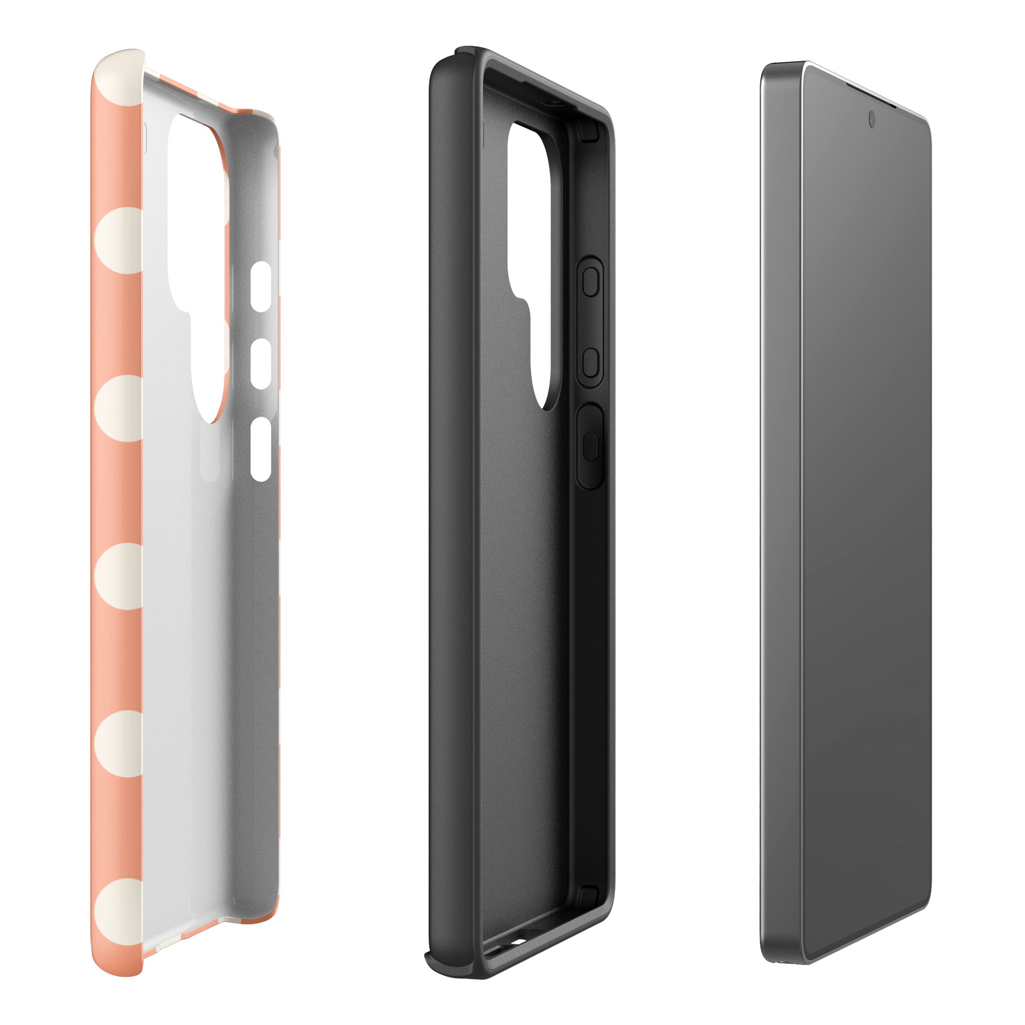 Peach Polka Dot Tough Case for Samsung