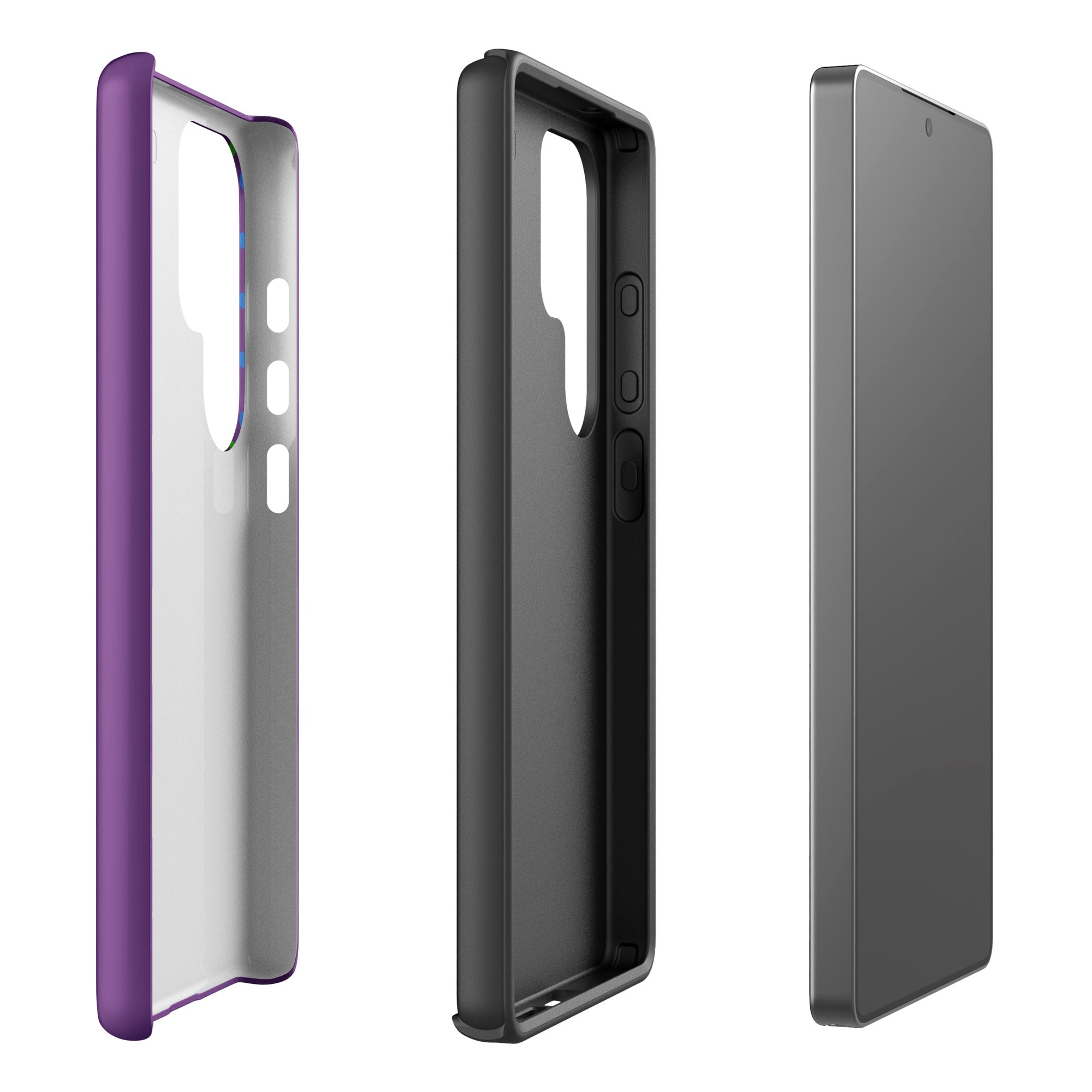 Violet Rainbow Polka Dot Tough Case for Samsung
