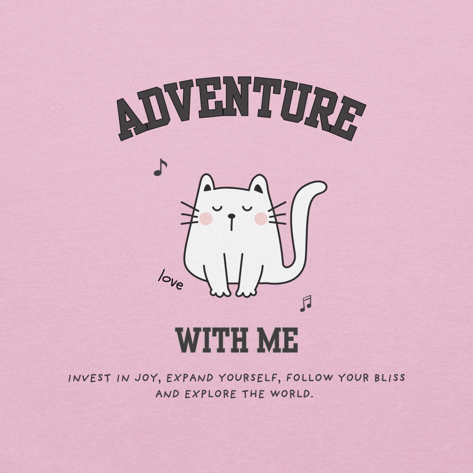 Adventure With Me Cat Hoodie